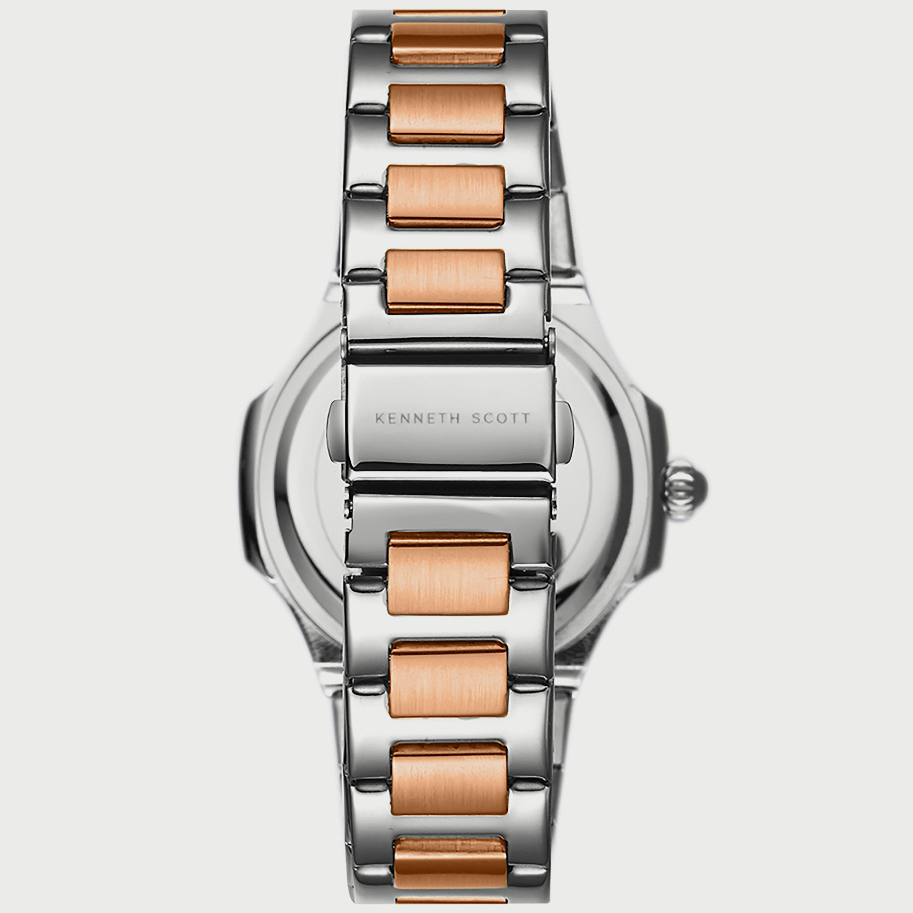 ساعة أنالوج سوداء بحزام جلد للرجال من كاسيو -  MTP-V001GL-7BUDF-men-watchesandjewellery-watches-image-3
