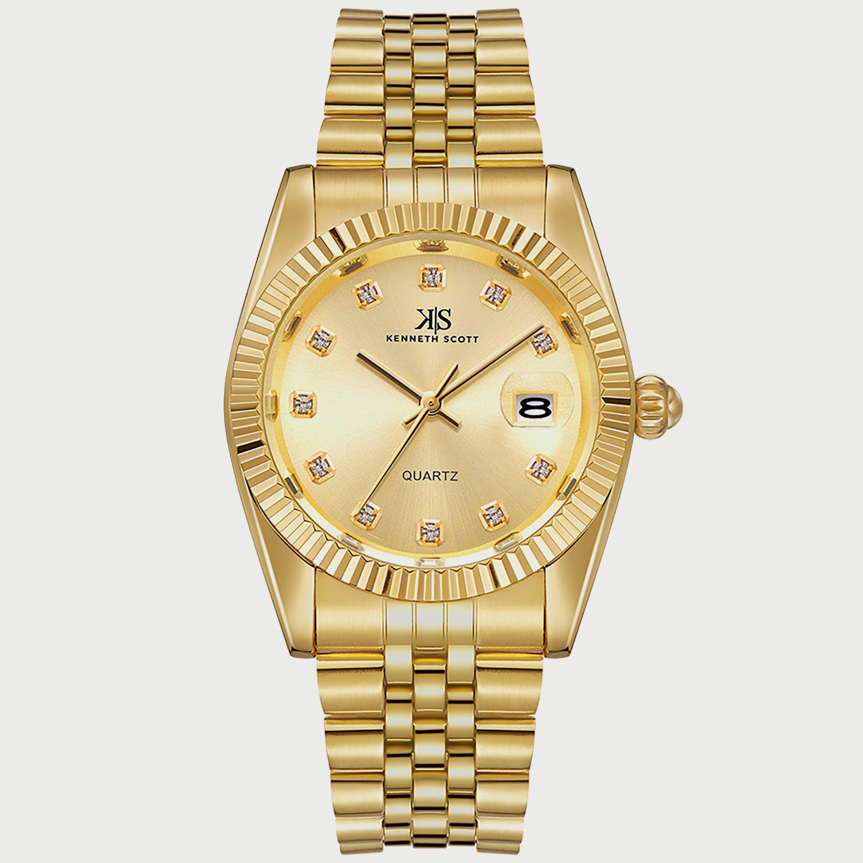 ساعة تناظرية فضية أوتوماتيكية بسوار ستانلس ستيل للرجال من أوماكس | OAEM023P06I-men-watchesandjewellery-watches-image-1