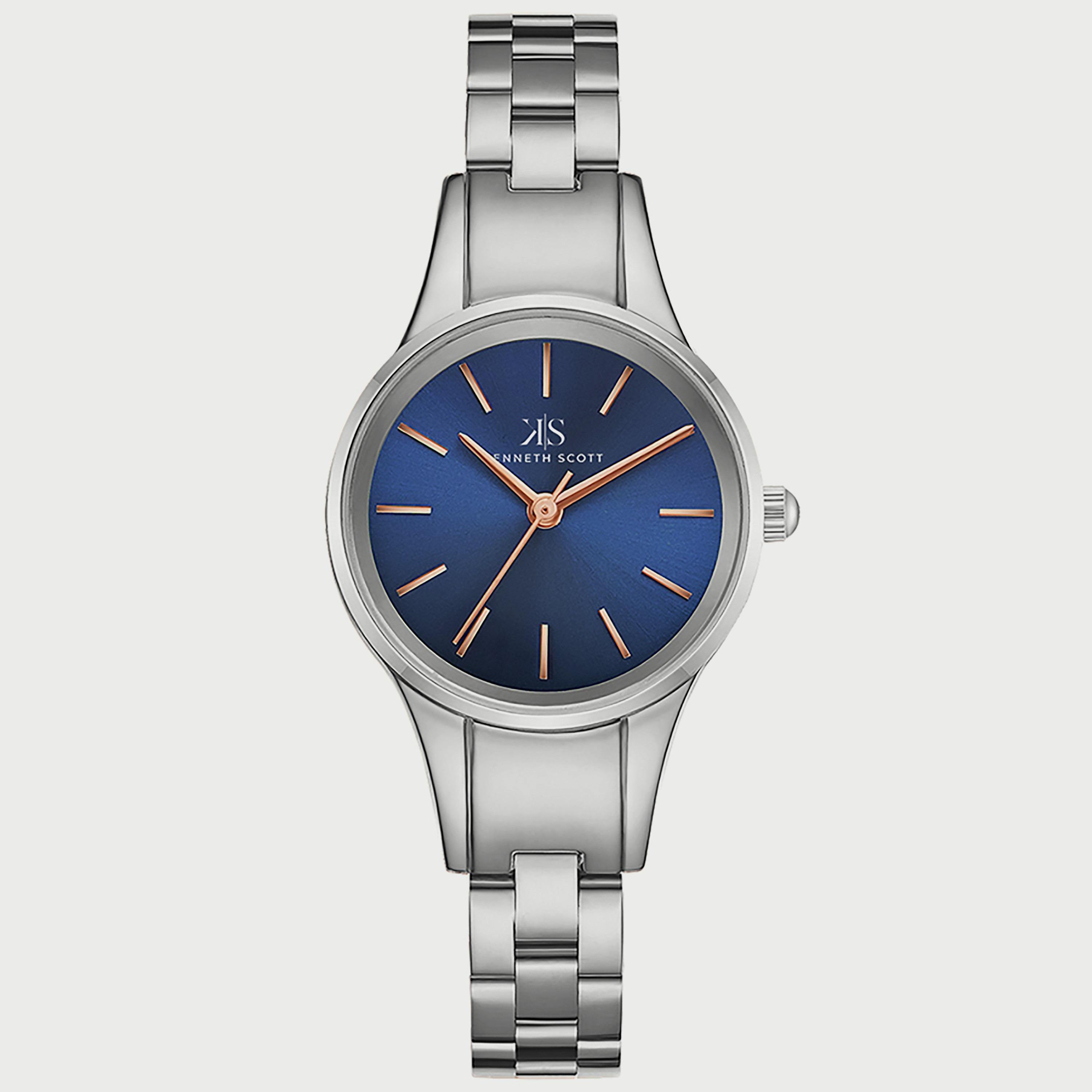 Kenneth Scott Women's Silver Analog Stainless Steel Strap Watch K22517-SBSN-women-watchesandjewellery-watches-image-1