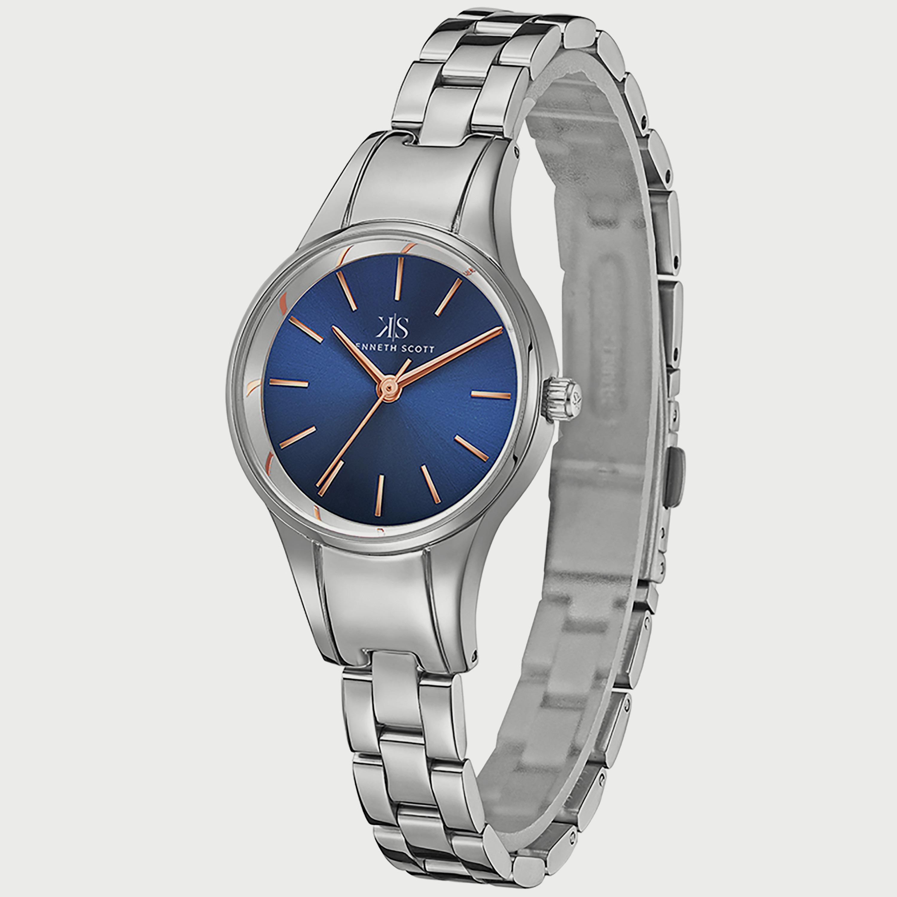 Kenneth Scott Women's Silver Analog Stainless Steel Strap Watch K22517-SBSN-women-watchesandjewellery-watches-image-2