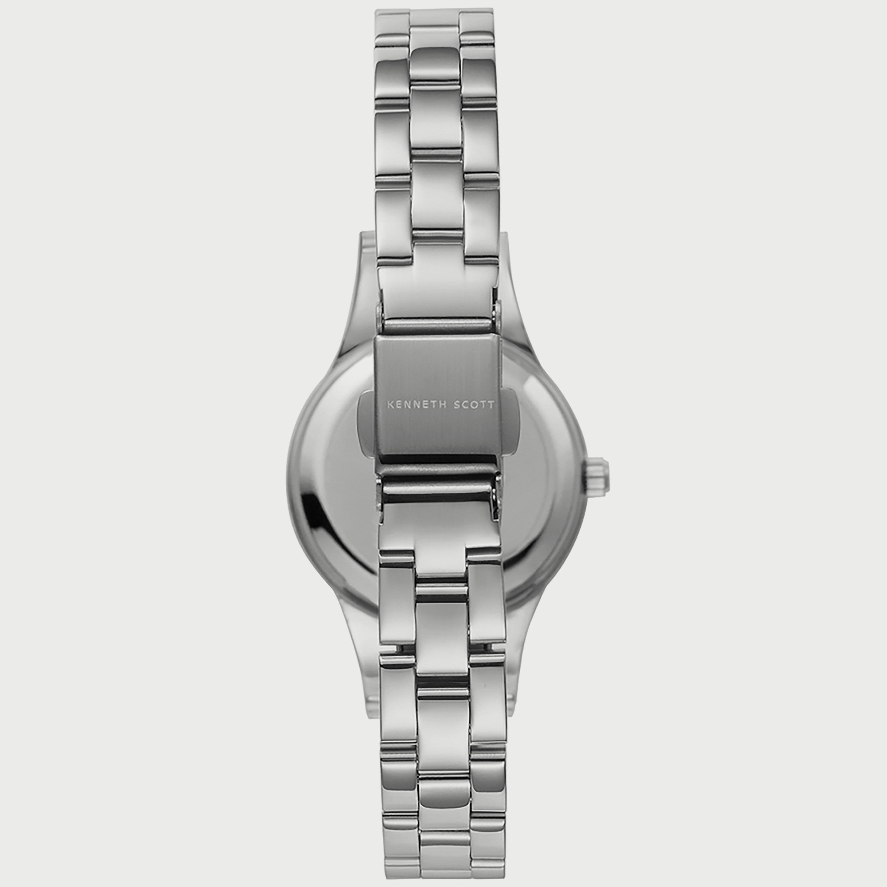 Kenneth Scott Women's Silver Analog Stainless Steel Strap Watch K22517-SBSN-women-watchesandjewellery-watches-image-3