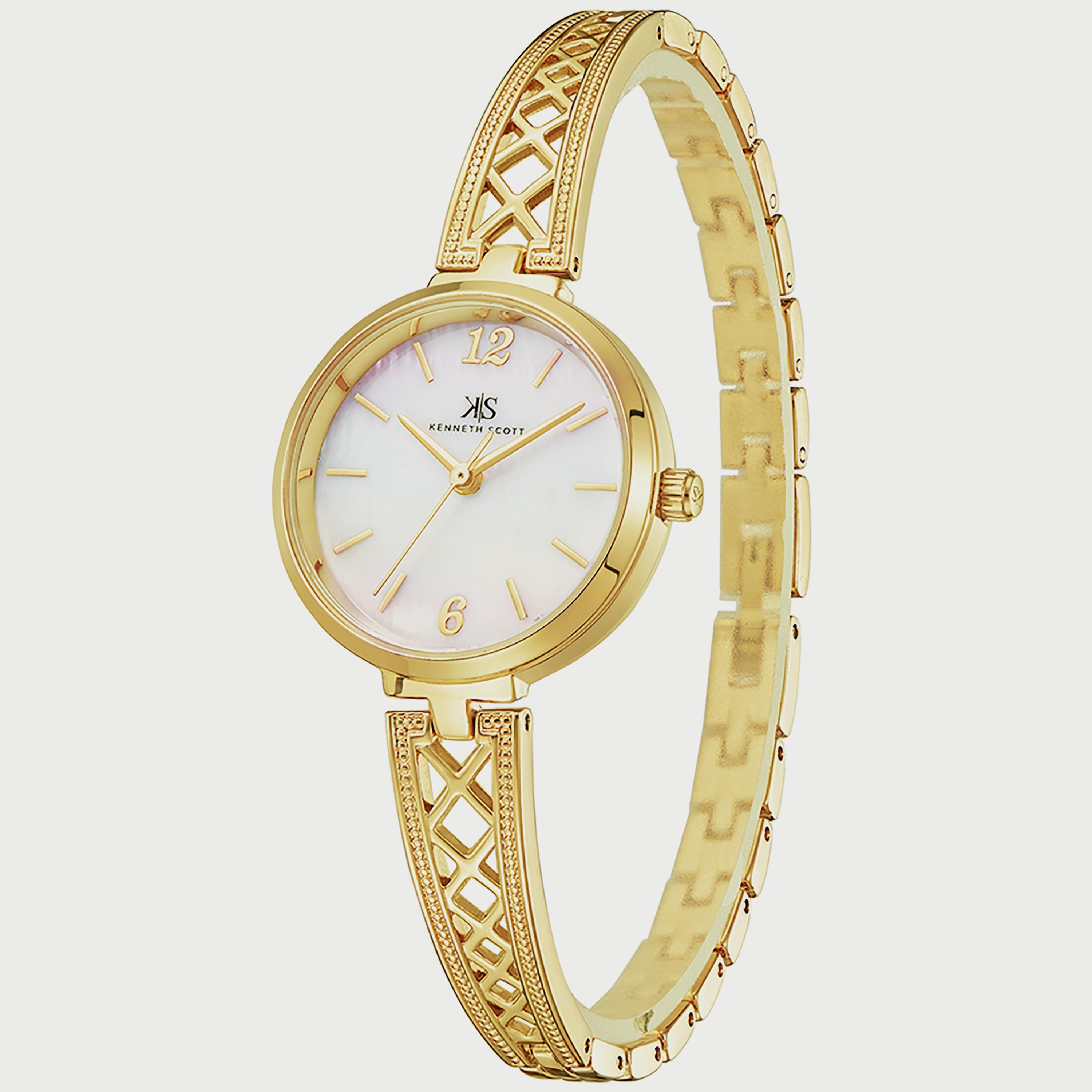 K22518-GBGM "ساعة" كينيث سكوت بسوار أنالوج الاي بلون ذهبي للنساء -women-watchesandjewellery-watches-image-2