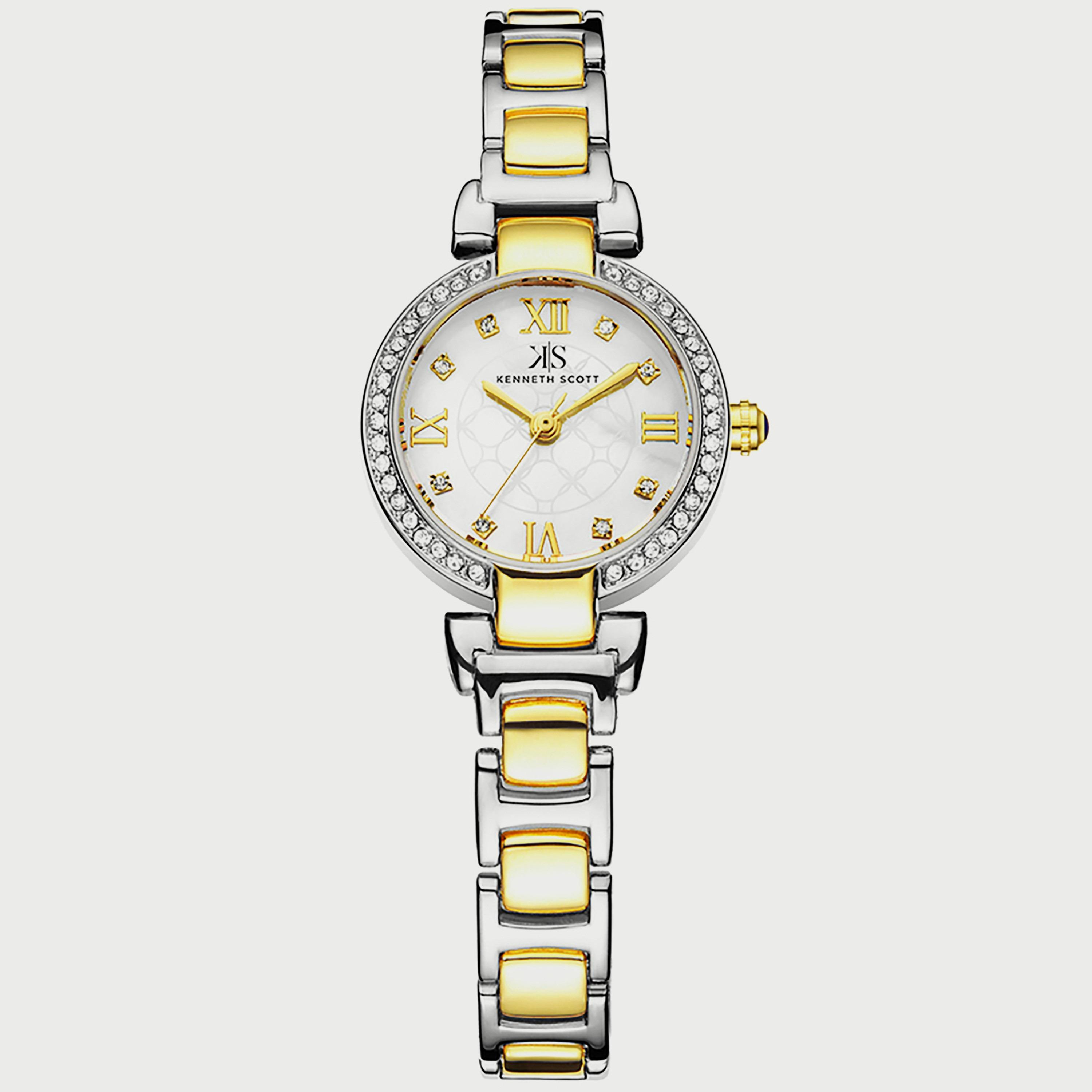 ساعة سوناتا ذهبية ذات انالوج بسوار معدني | 8109YM01-women-watchesandjewellery-watches-image-1