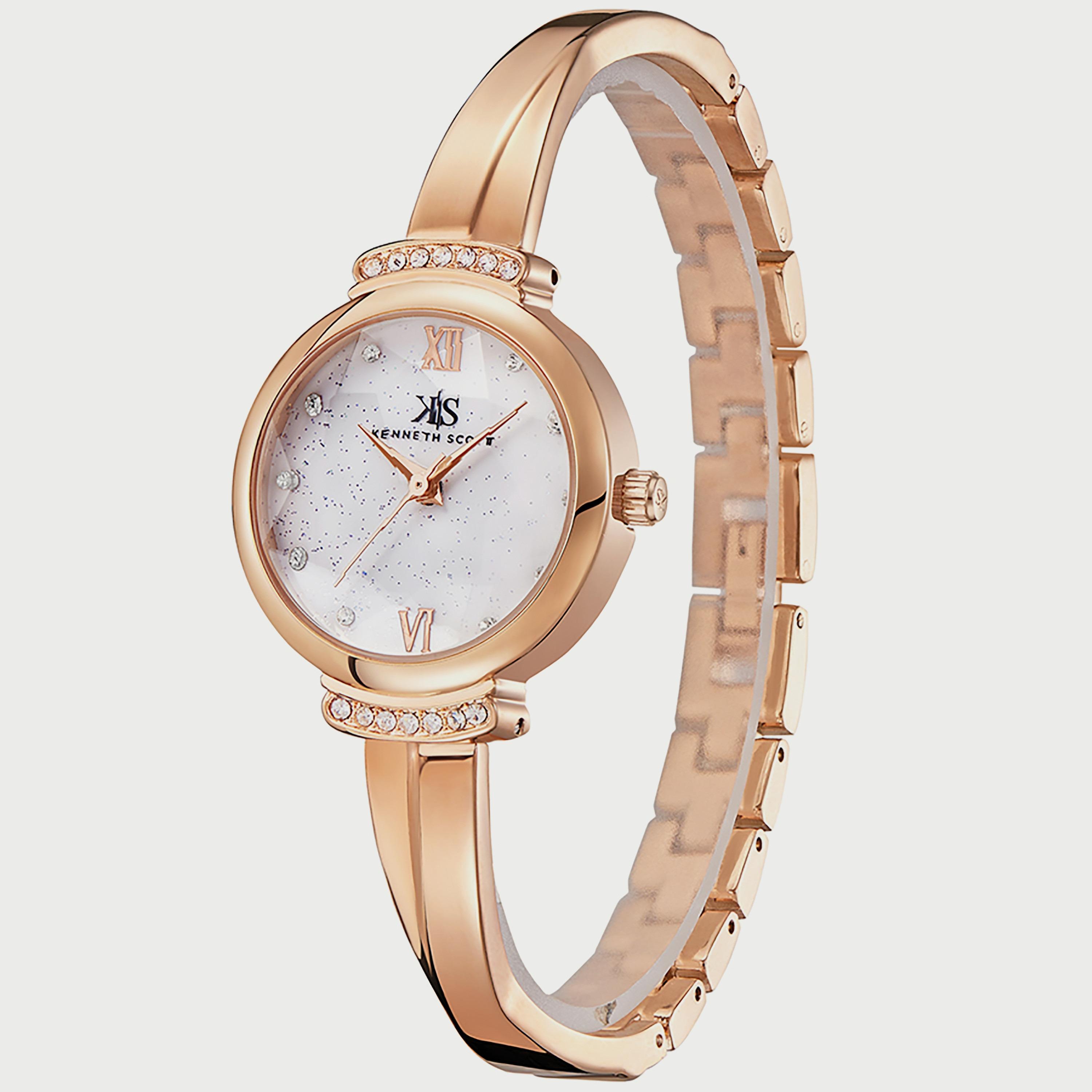 K22522-RBKW "ساعة" كينيث سكوت بسوار أنالوج الاي بلون ذهبي وردي للنساء -women-watchesandjewellery-watches-image-2