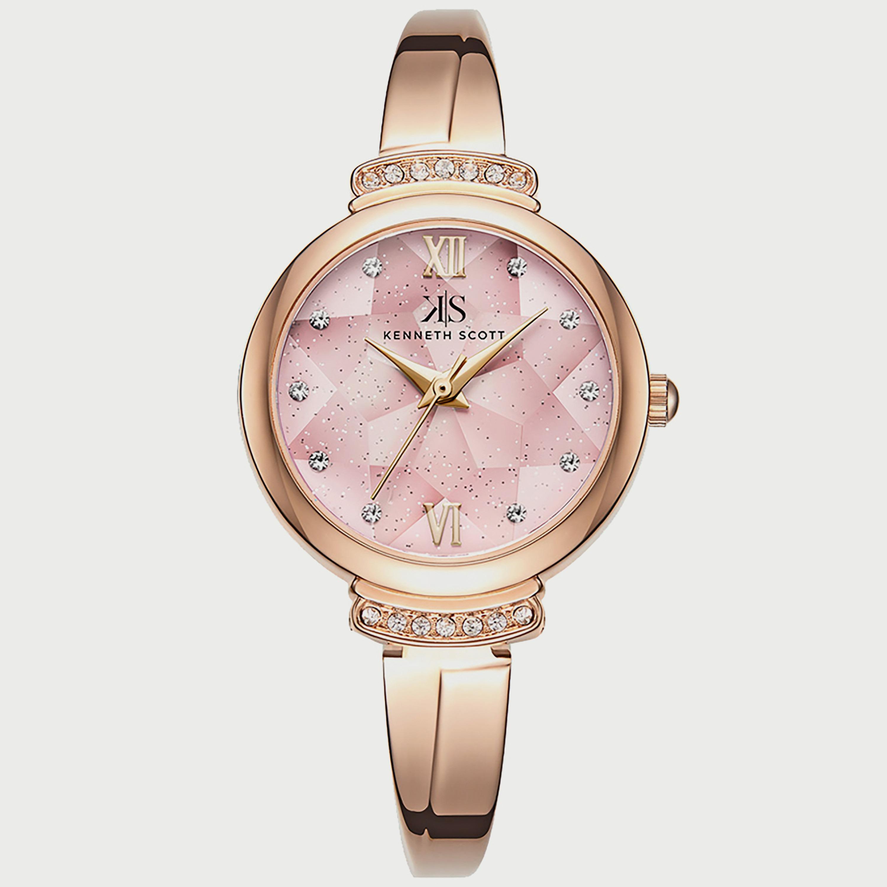 Kenneth Scott Women's Rose Gold Analog Alloy Strap Watch K22522-RBKP-women-watchesandjewellery-watches-image-1