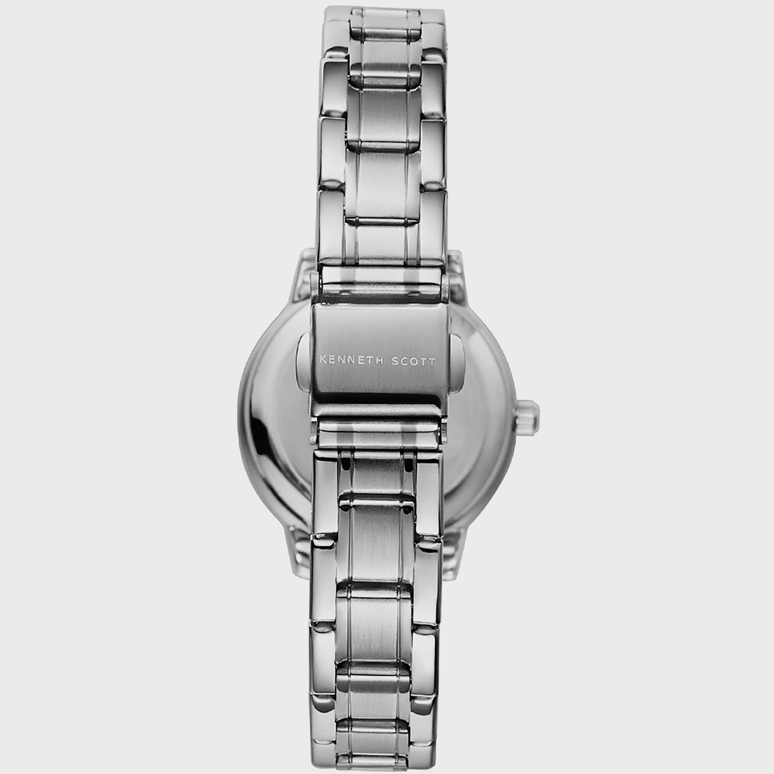 K22527-SBSB "ساعة" أنالوج فضية بسوار ستانلس ستيل من كينيث سكوت للنساء -women-watchesandjewellery-watches-image-3