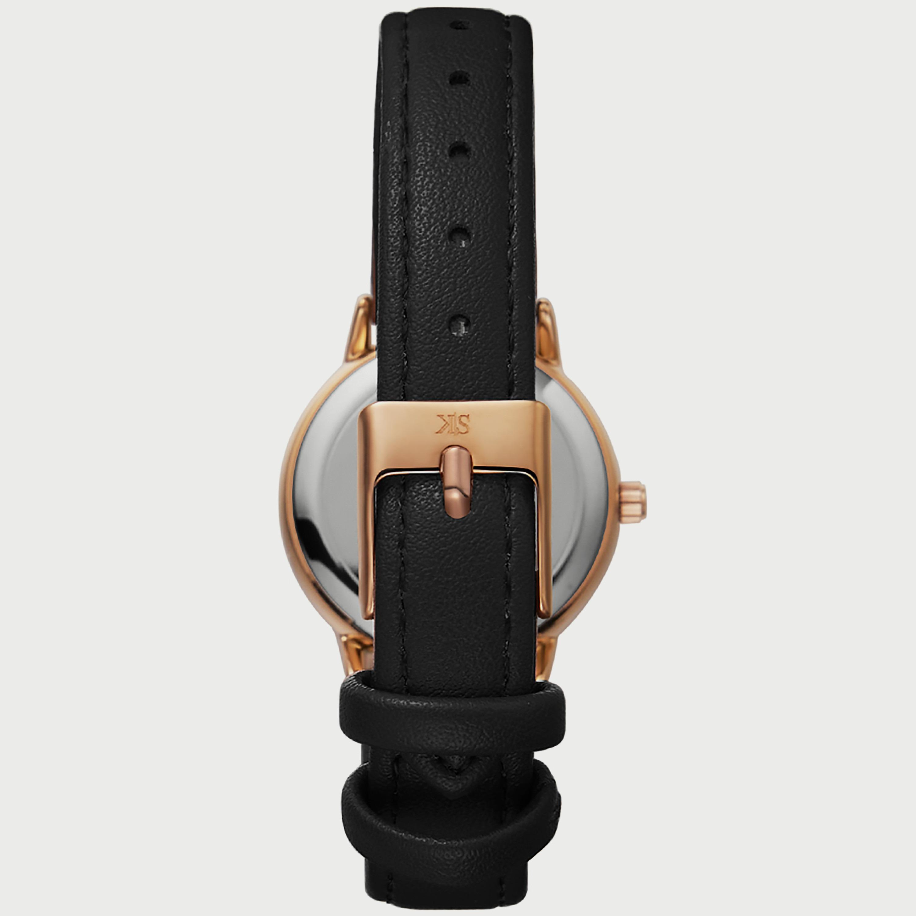 K22527-RLBW "ساعة" أنالوج بسوار بولي يوريثين مع لون اسود للنساء من كينيث سكوت -women-watchesandjewellery-watches-image-3