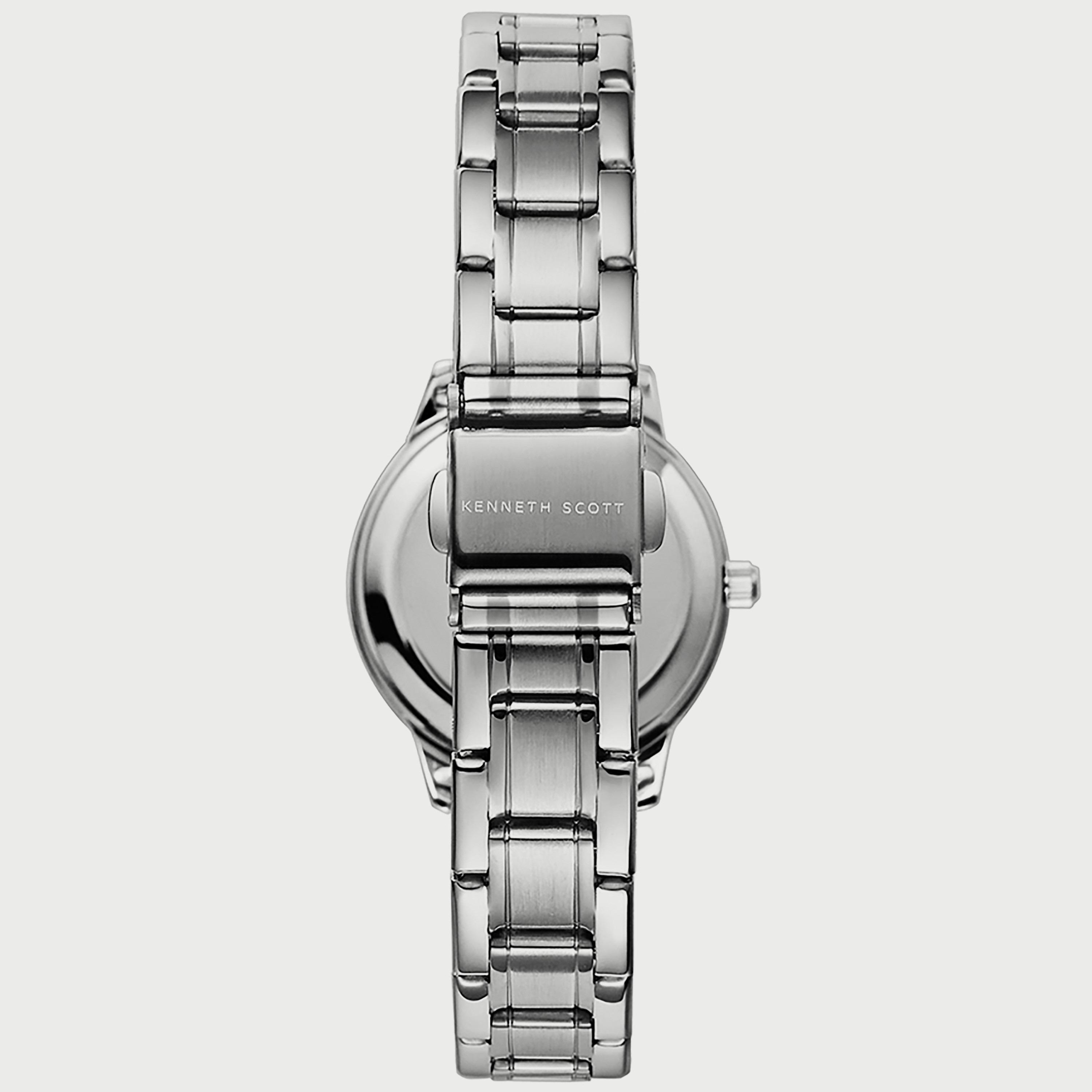 K22528-SBSN "ساعة" أنالوج فضية بسوار ستانلس ستيل من كينيث سكوت للنساء -women-watchesandjewellery-watches-image-3