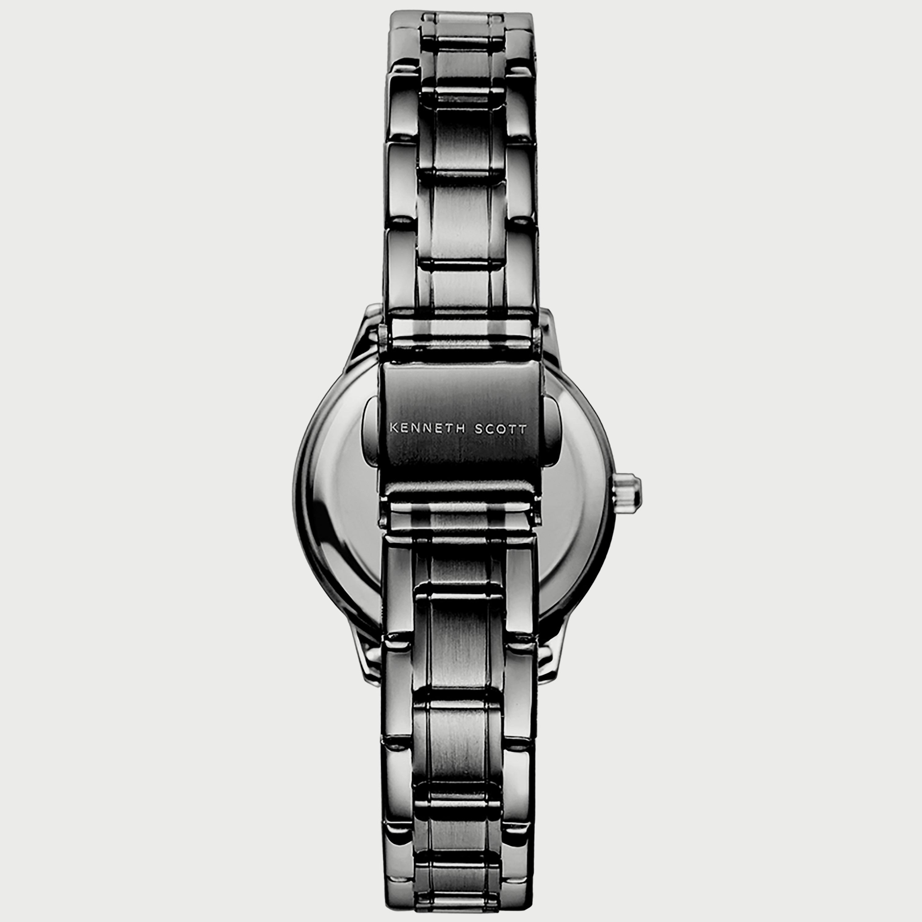 K22528-XBXN "ساعة" أنالوج سوداء بسوار ستانلس ستيل من كينيث سكوت للنساء -women-watchesandjewellery-watches-image-3