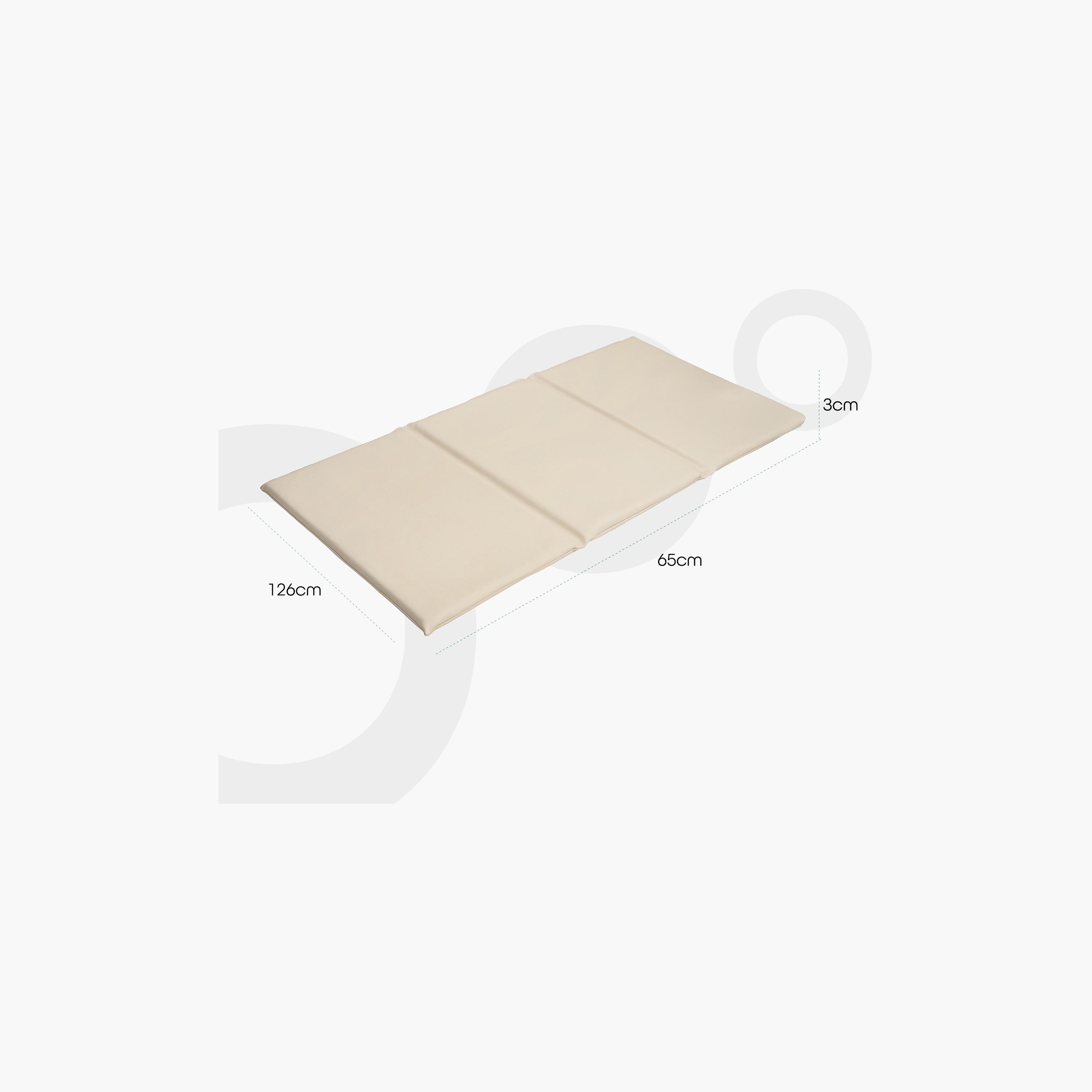 Moon 3-Fold Daycare Mattress - 65x126x3 cms-baby-nursery-mattresses-image-3