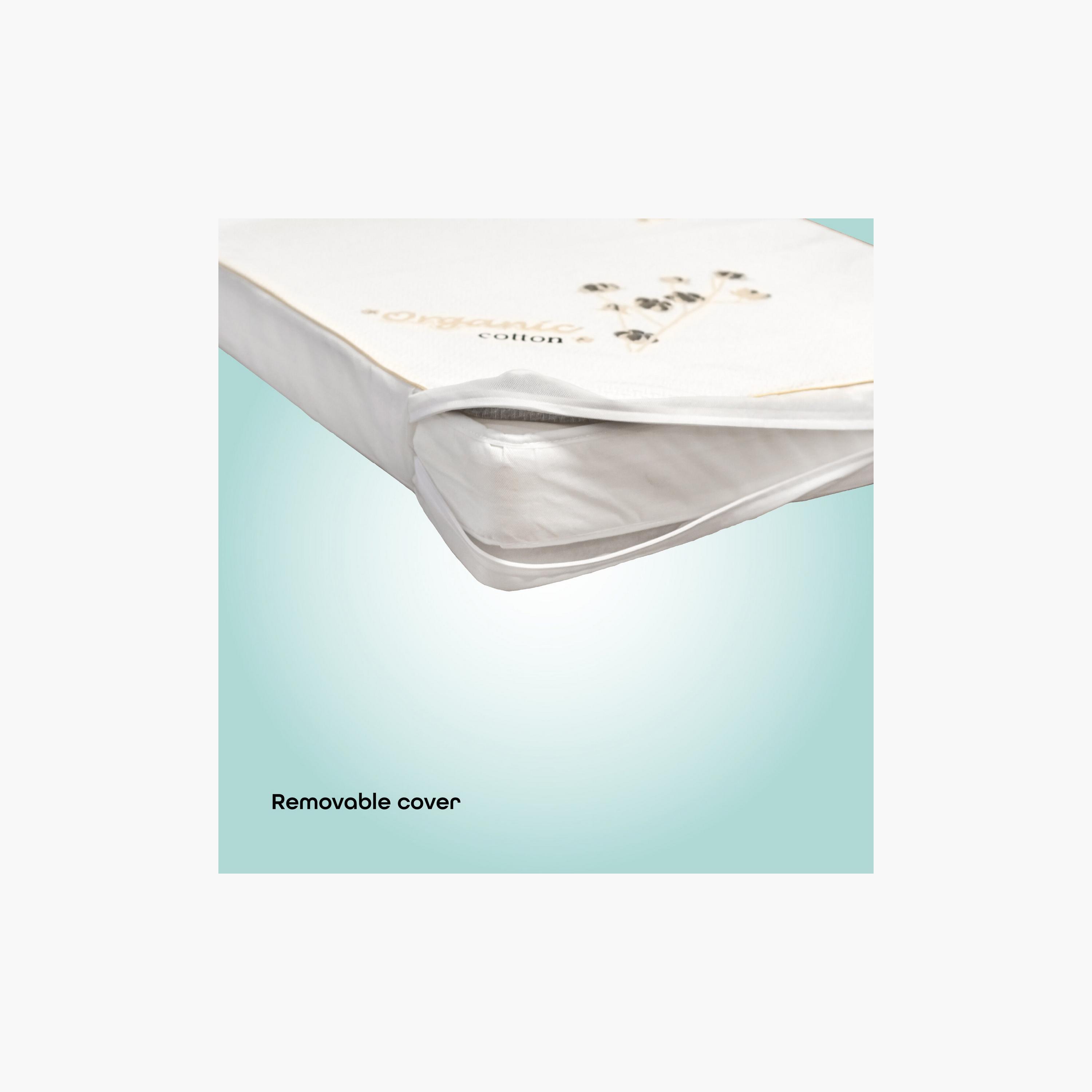 Moon Organic Toddler Crib and Bed Mattress - 140x70x10 cms-baby-nursery-mattresses-image-4