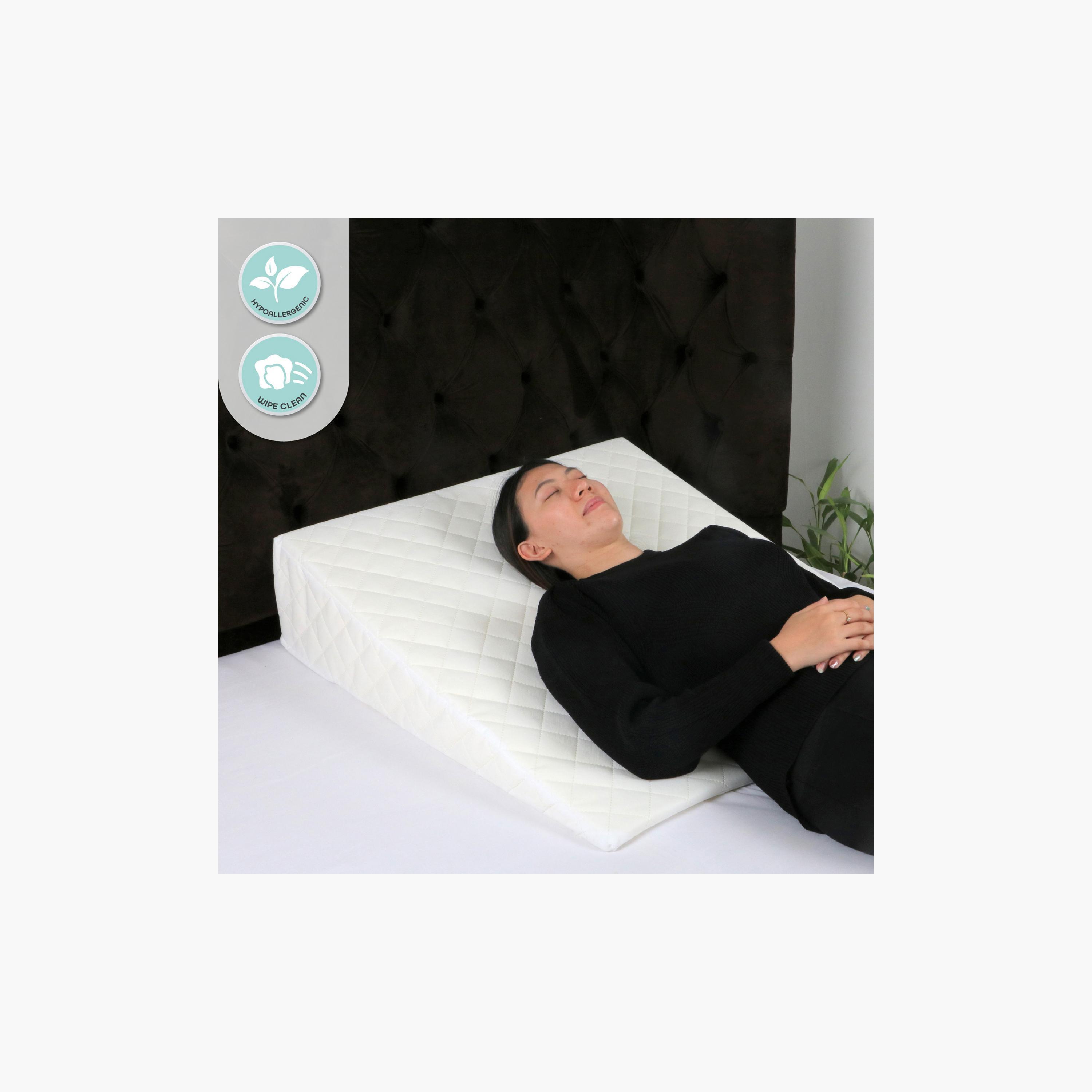 Large wedge pillow sales for acid reflux