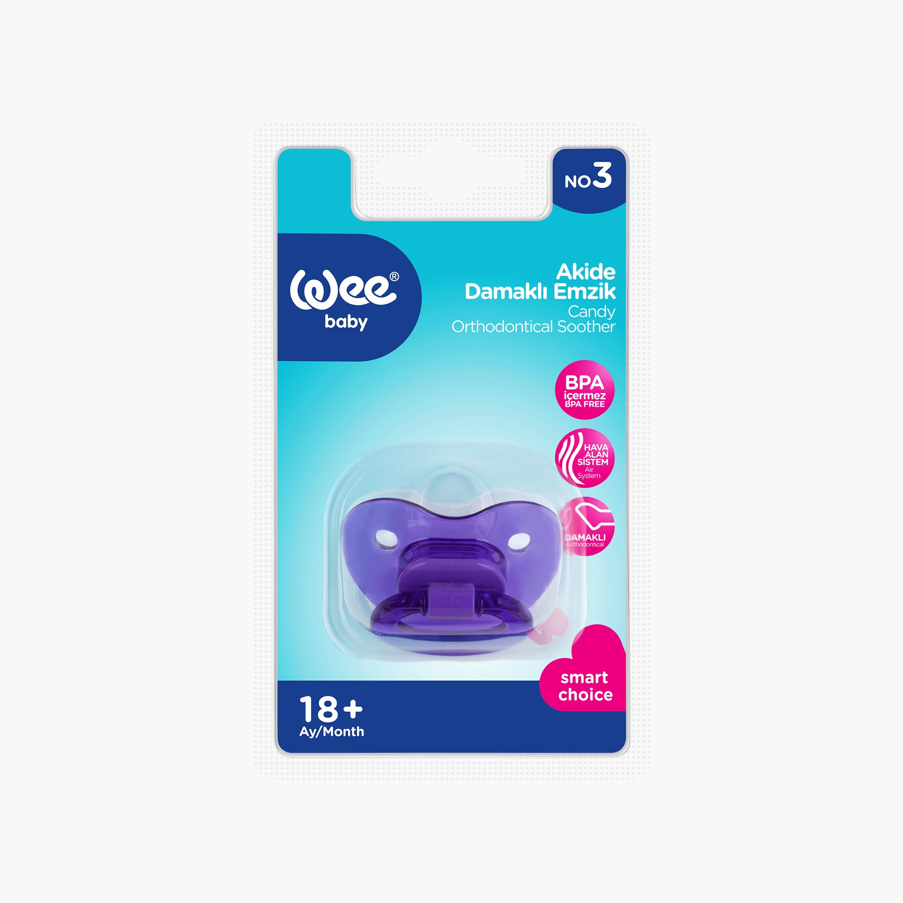 Wee Baby Solid Orthodontic Soother - 18 months+-baby-feeding-pacifiers-image-3