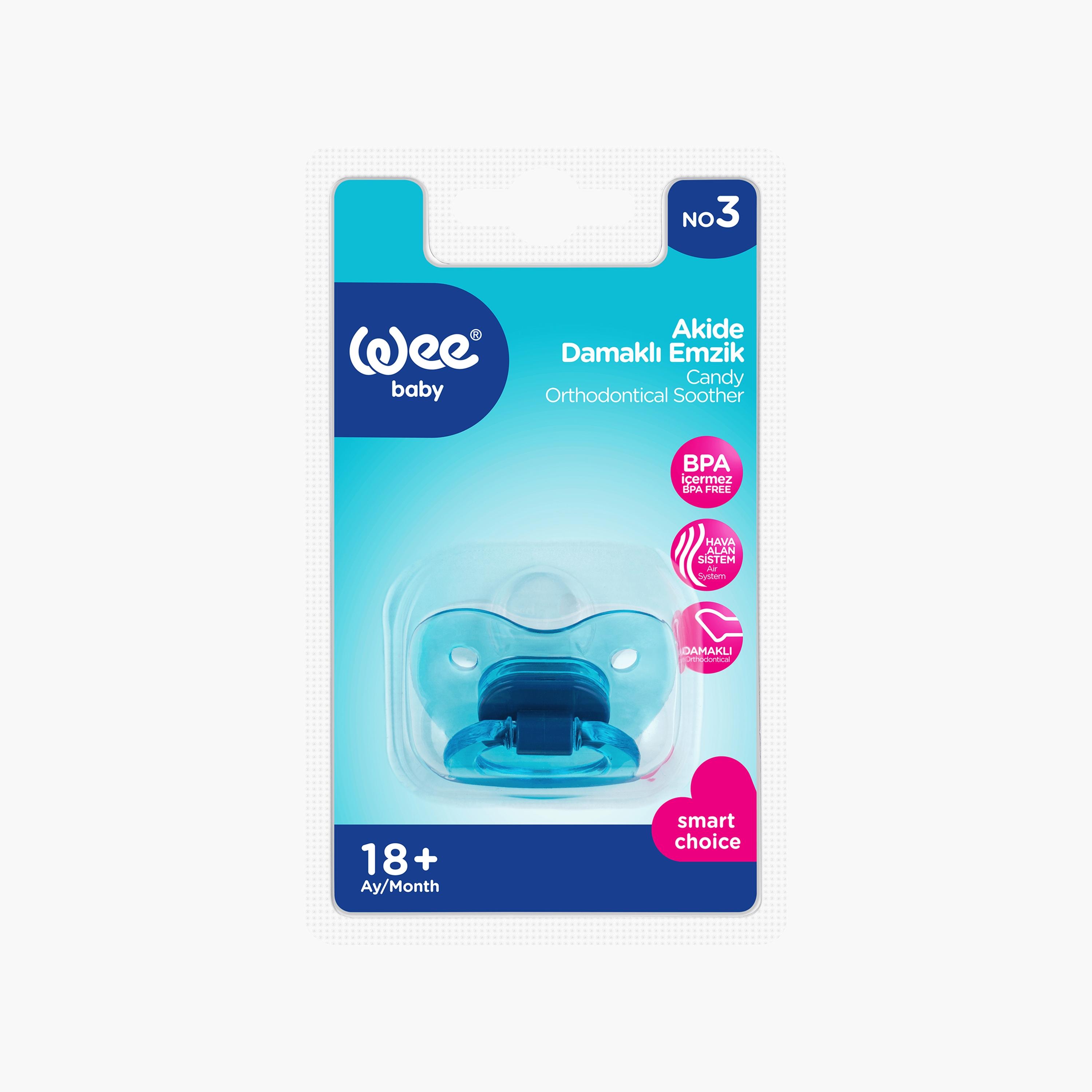 Wee Baby Solid Orthodontic Soother - 18 months+-baby-feeding-pacifiers-image-5