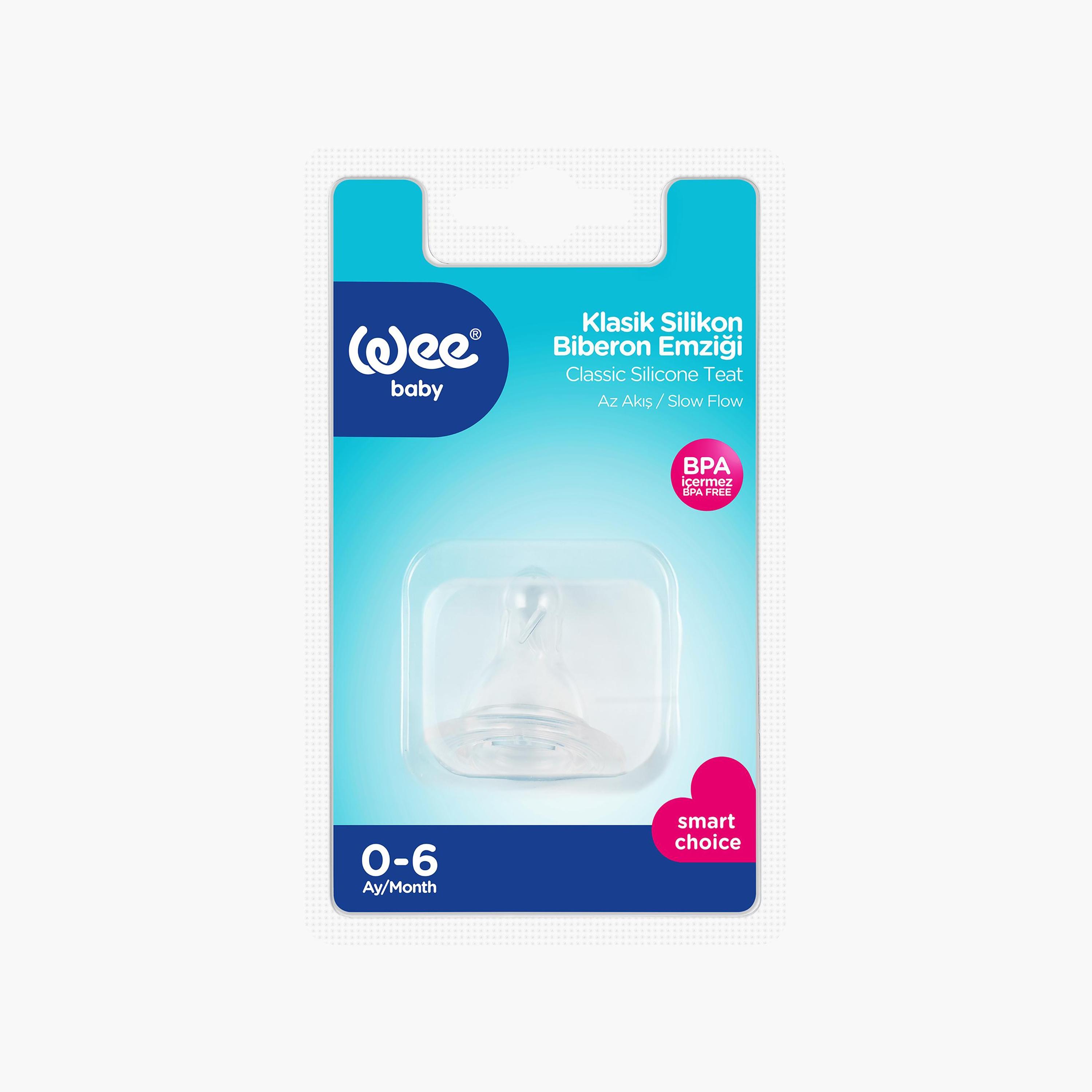 Wee Baby Silicone Teat -  0-12 months-baby-feeding-feedingbottles-bottlesandteats-image-2
