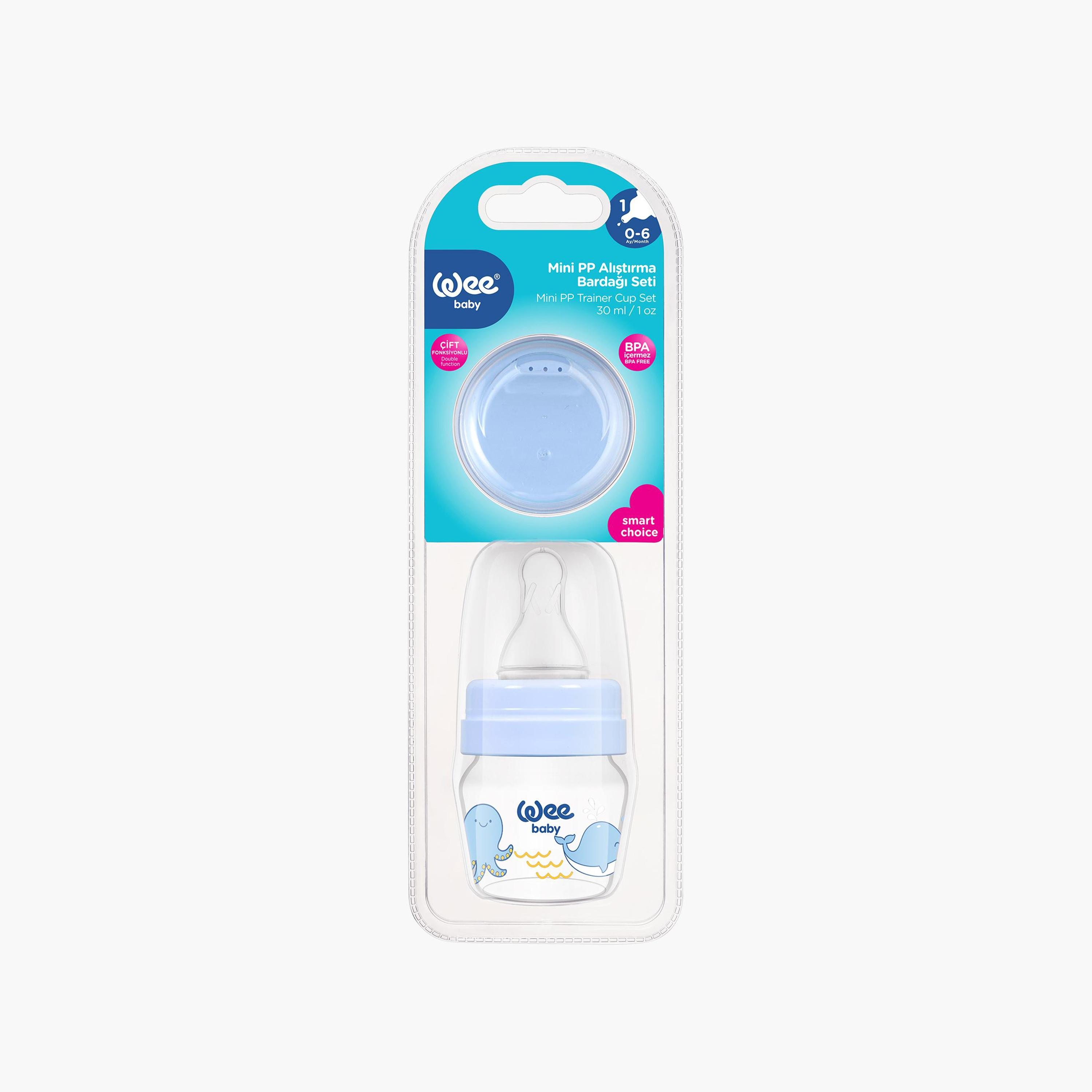 Wee Baby Mini PP Trainer Cup Set - 30 ml-baby-feeding-mealtimeessentials-image-1