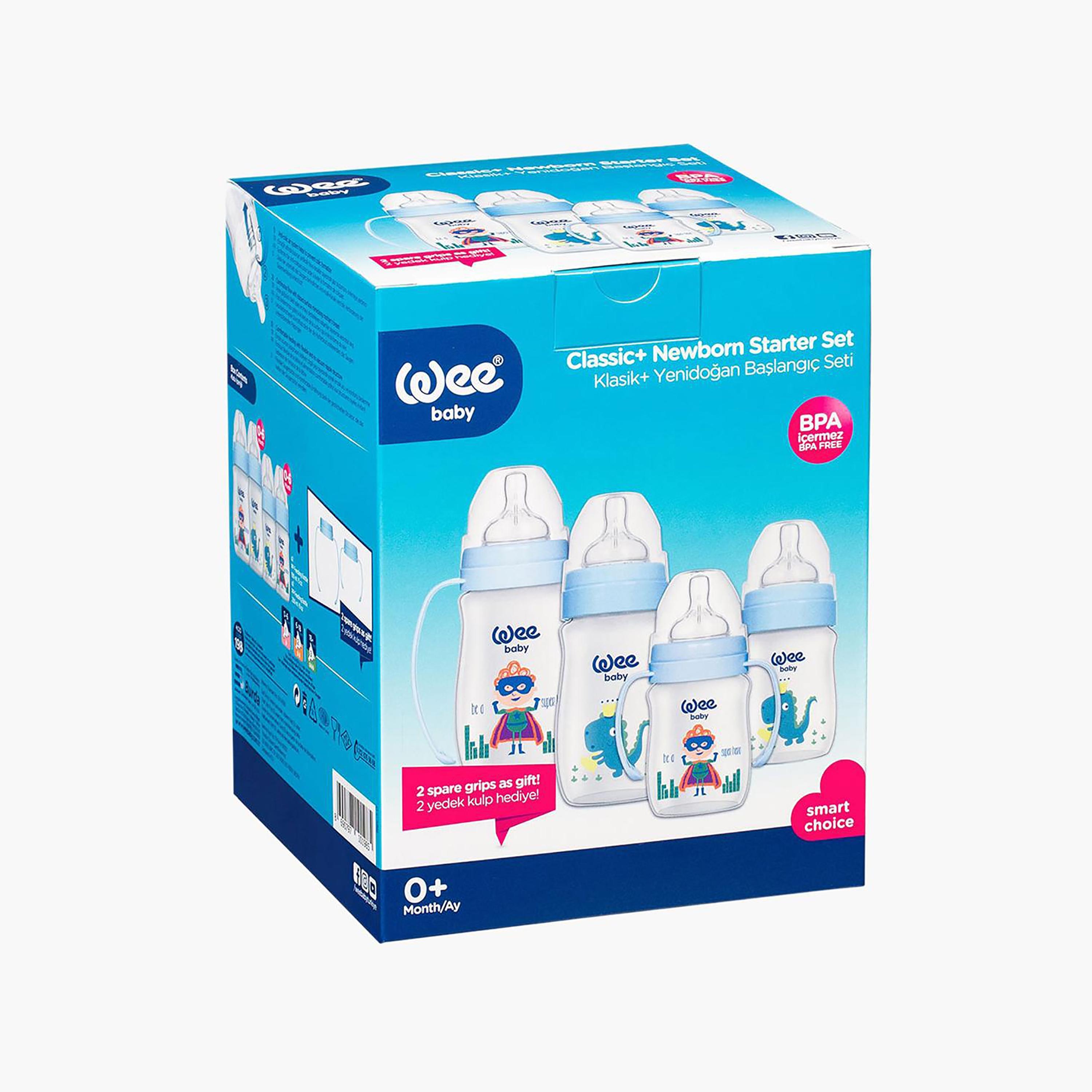 Wee Baby Printed Newborn Feeding Bottle Starter Set (0-12 months)-baby-feeding-feedingbottles-bottlesandteats-image-2