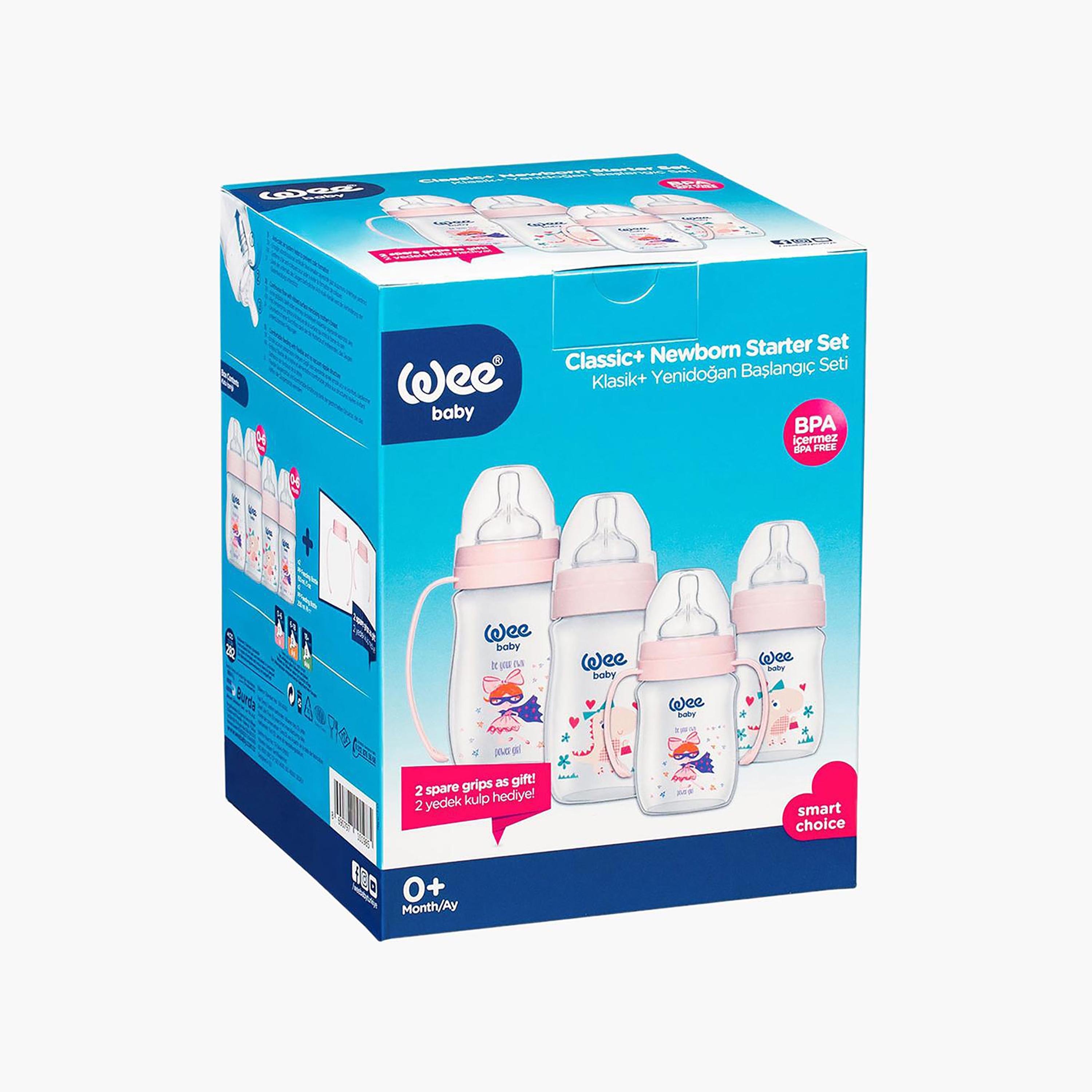 Wee Baby Printed Newborn Feeding Bottle Starter Set (0 months+)-baby-feeding-feedingbottles-bottlesandteats-image-2