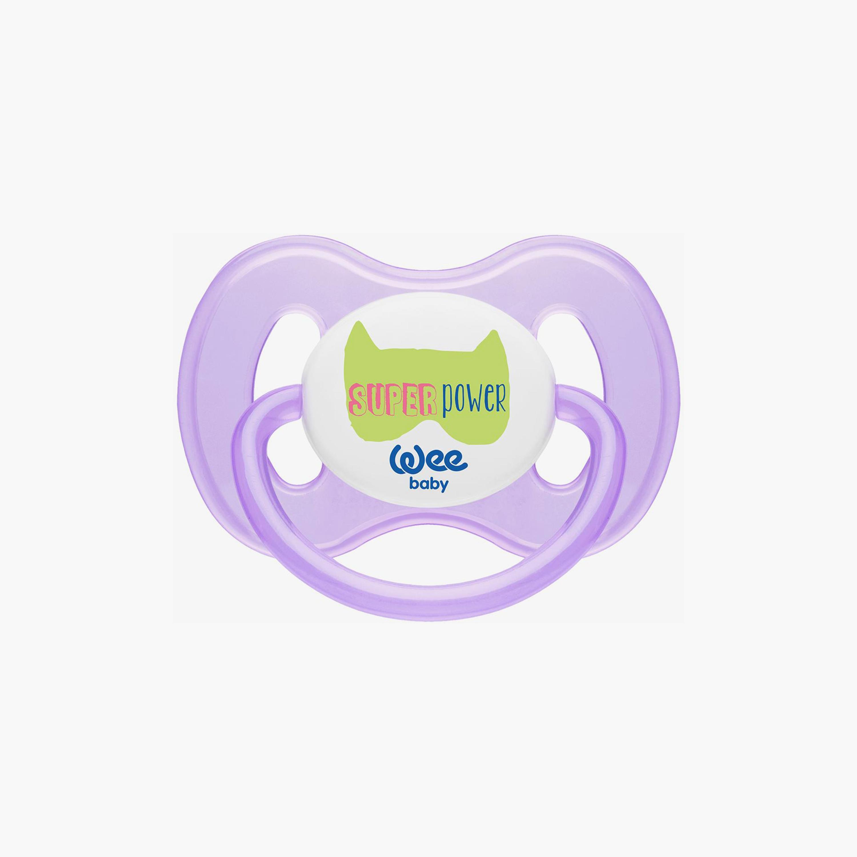 لهاية بحلمة مقوّمة للأسنان وتصميم فراشة من وي بيبي - 0-6 شهور-baby-feeding-pacifiers-image-4