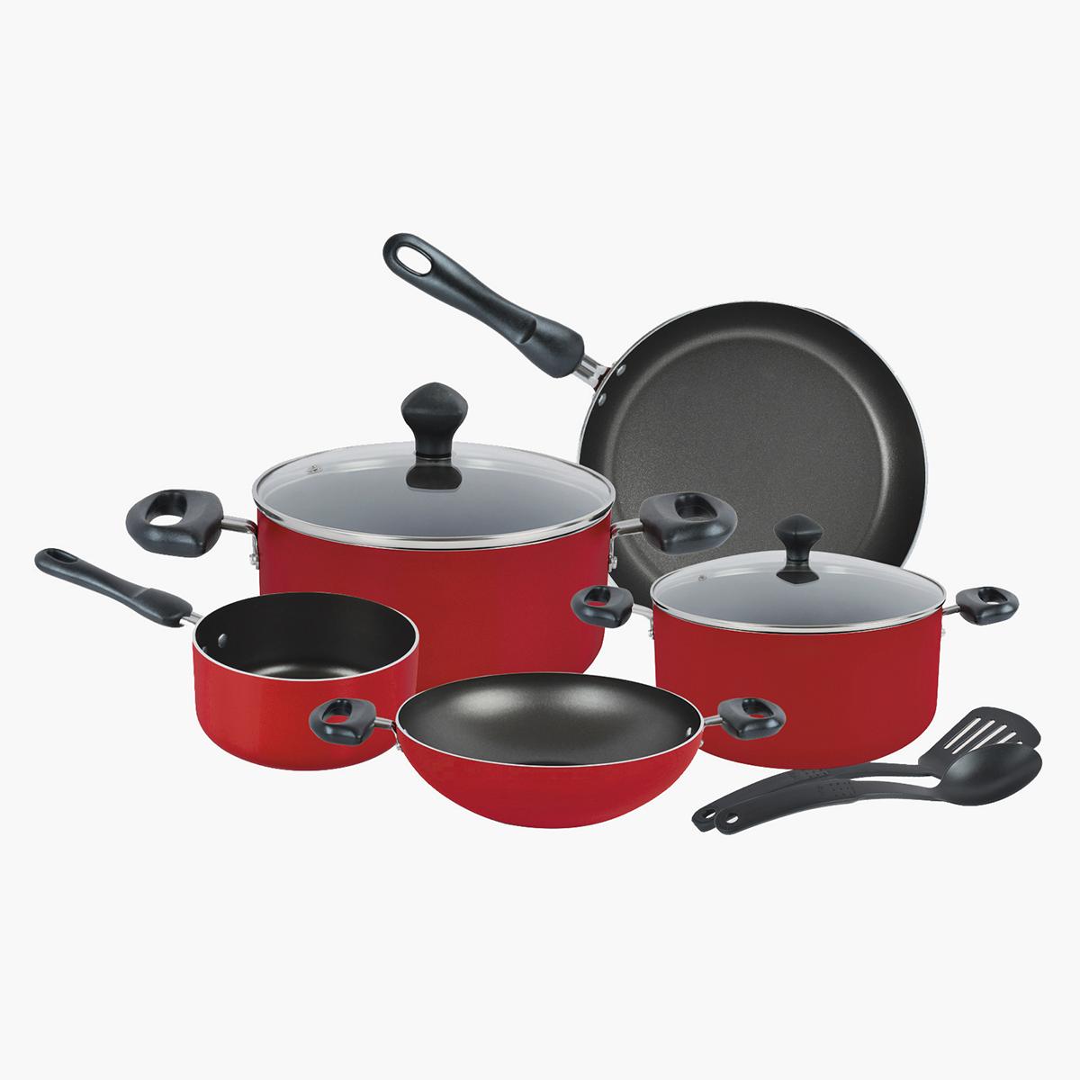 Prestige 9-Piece Aluminium Value Pack Cookware Set