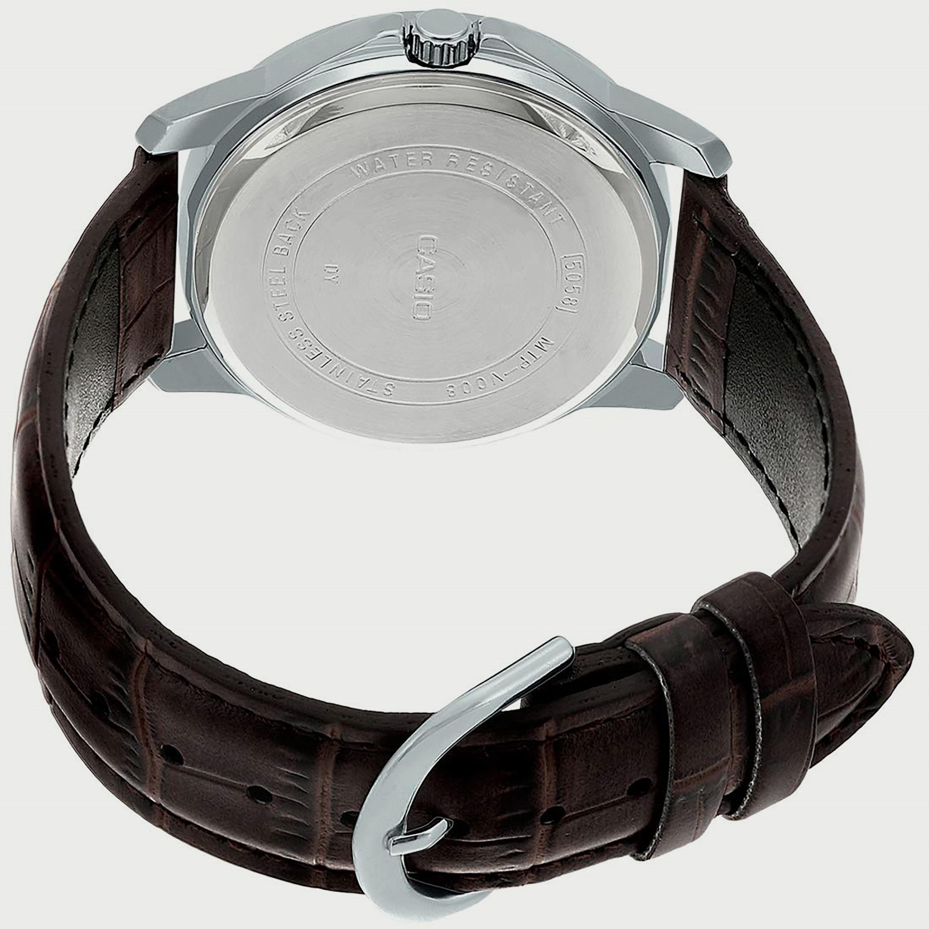 Casio Men's Brown Analog Leather Strap "Watch" MTP-V300L-7AUDF-men-watchesandjewellery-watches-image-3