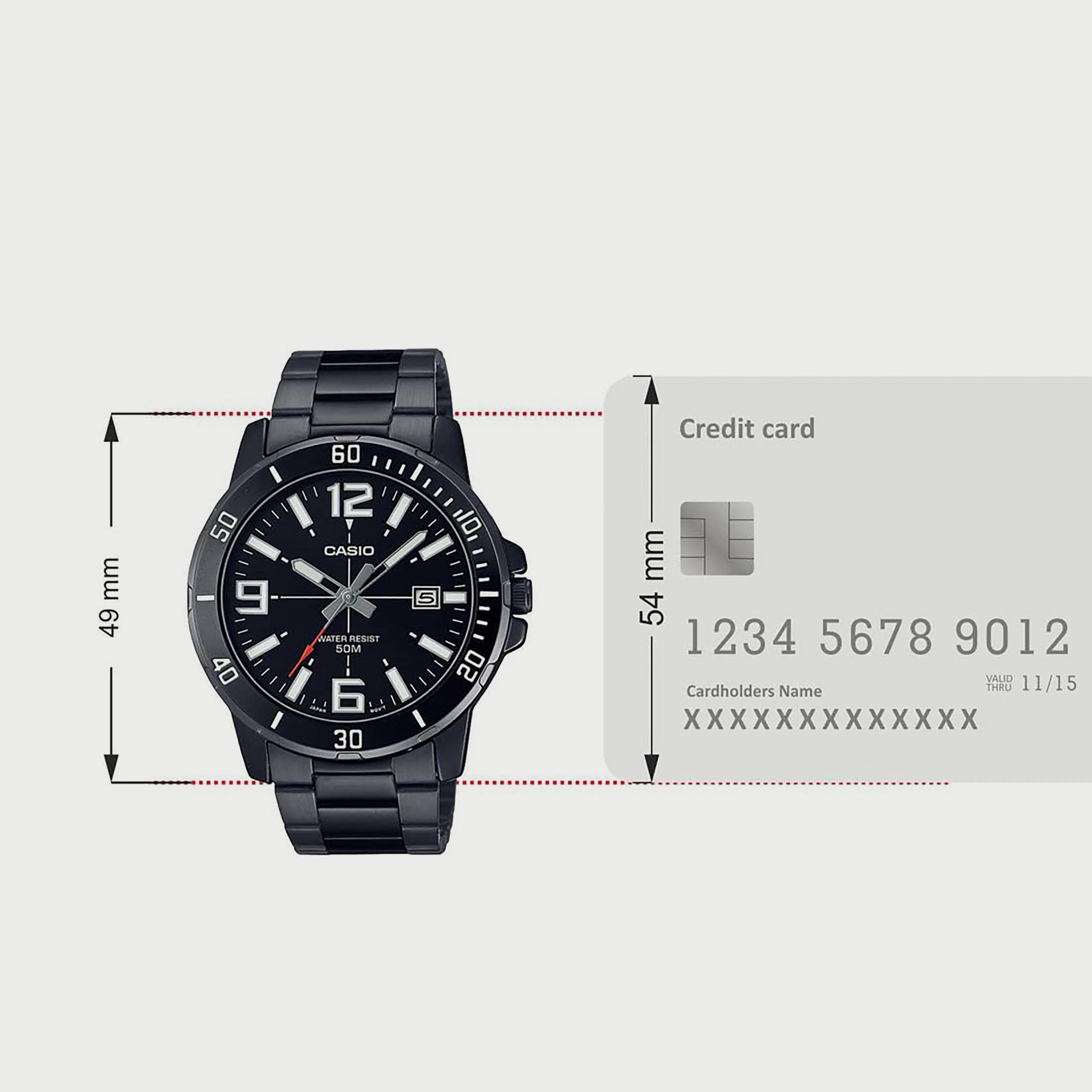 Casio Men's Black Analog Stainless Steel Strap "Watch" MTP-VD01B-1BVUDF | 49 MM-men-watchesandjewellery-watches-image-5
