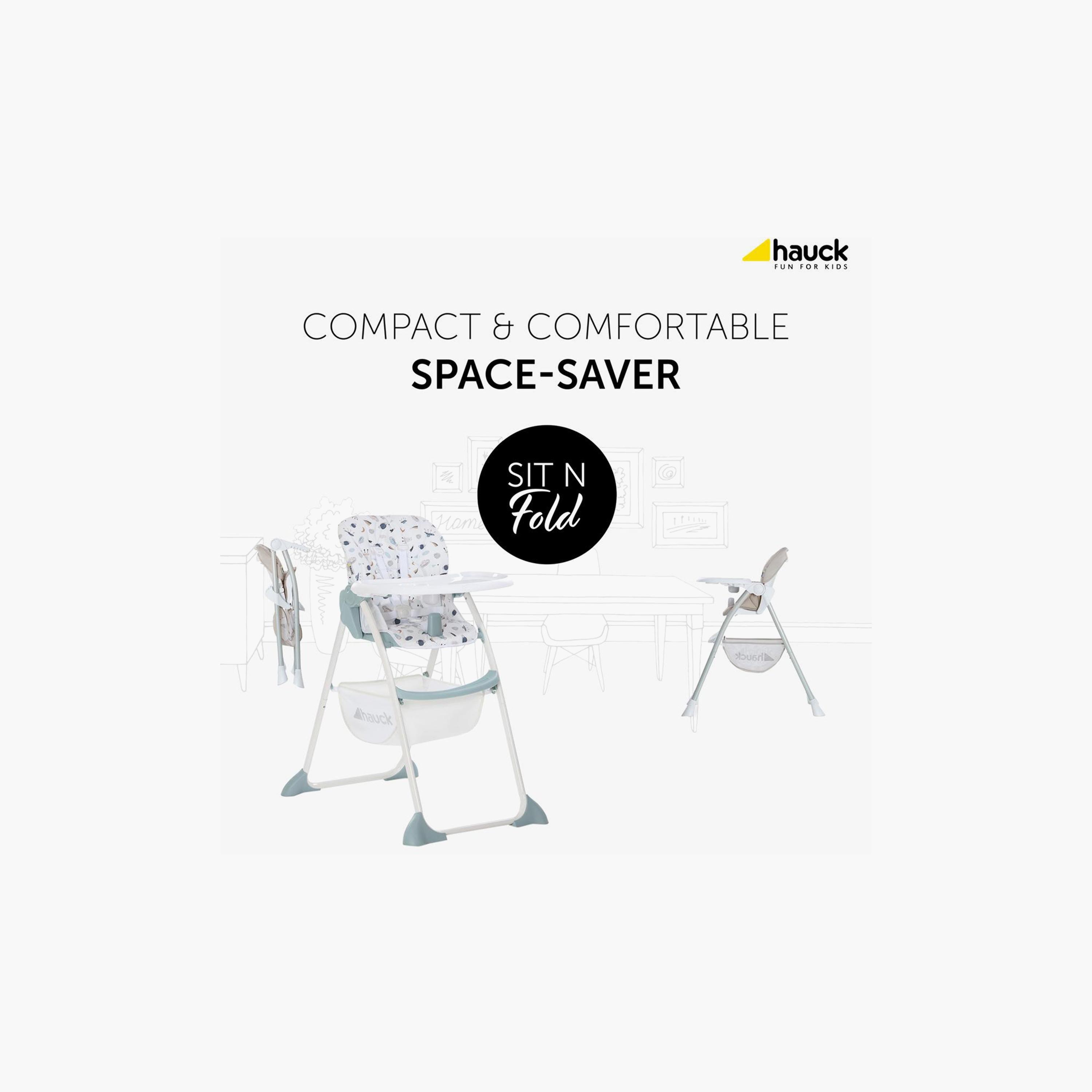 hauck Foldable Baby High Chair-baby-feeding-highchairsandboosters-image-1
