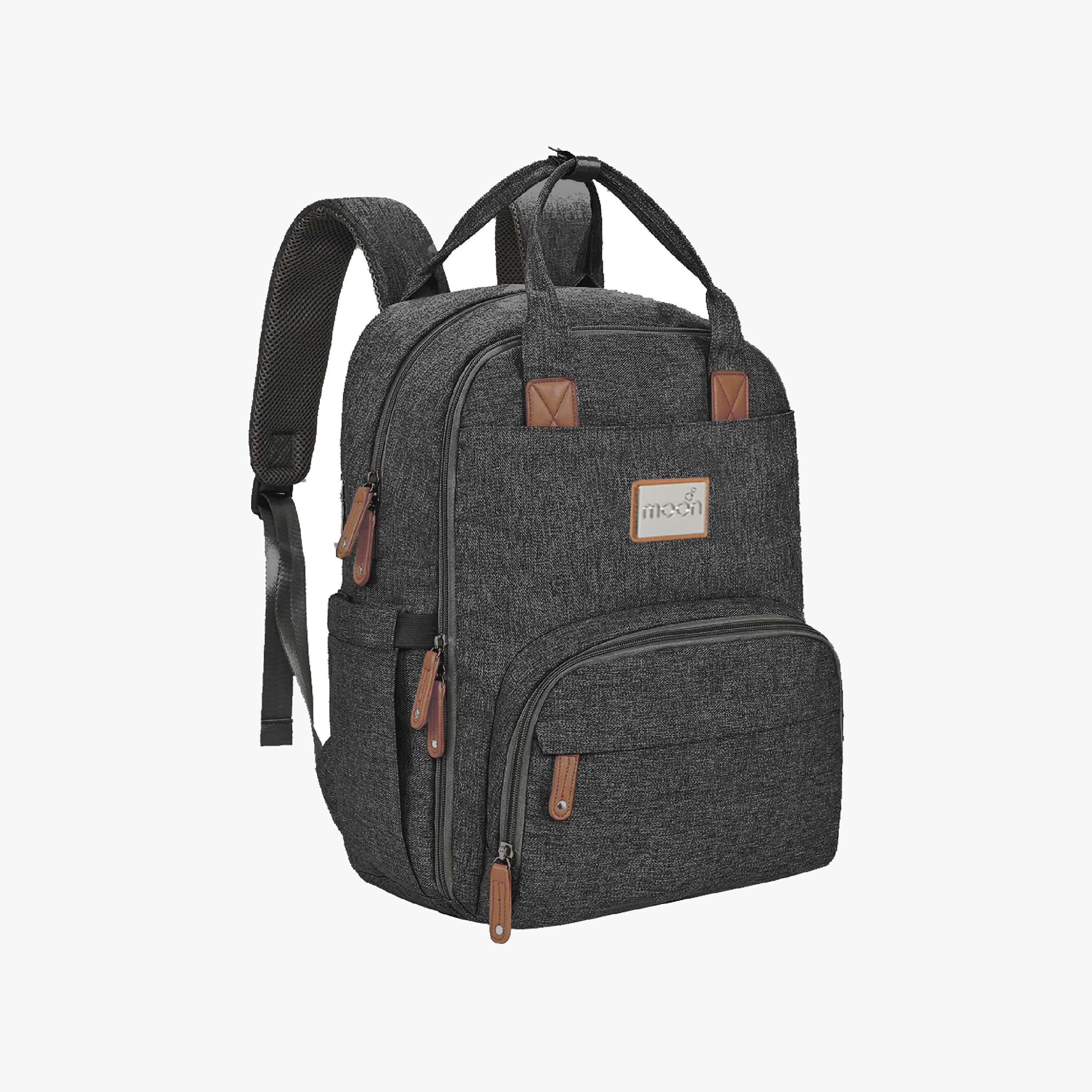 Moon Kary Me Diaper Backpack with Adjustable Straps and Zip Closure-baby-diapering-diaperbags-image-1