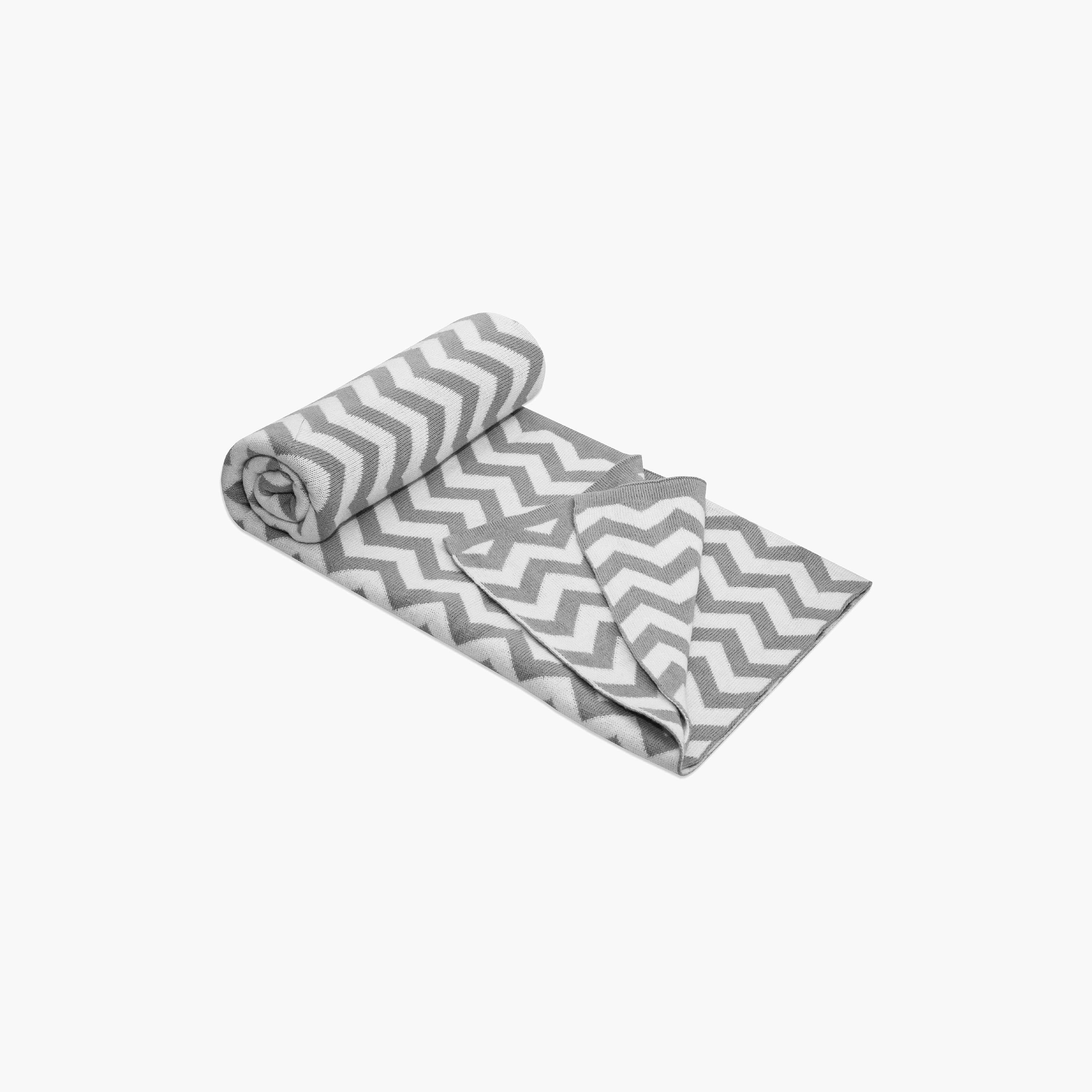 Moon Mellow Soft Stretchy Knitted Cotton Baby Blanket - 70x102 cms-baby-nursery-babybedding-image-1