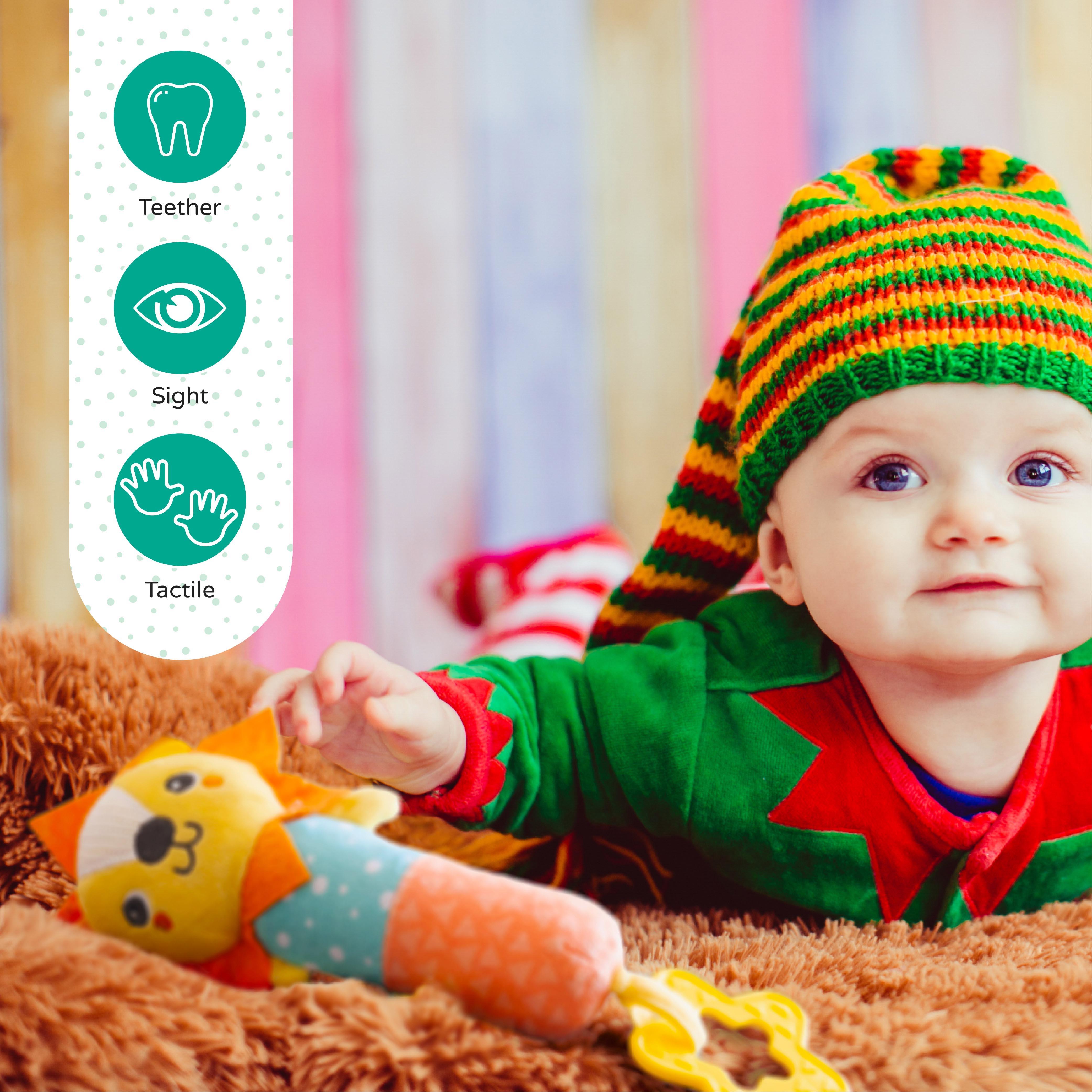 Moon Lion Jungle Friends Soft Rattle Toy-toys-babyandtoddlertoys-rattlesandteethers-image-3