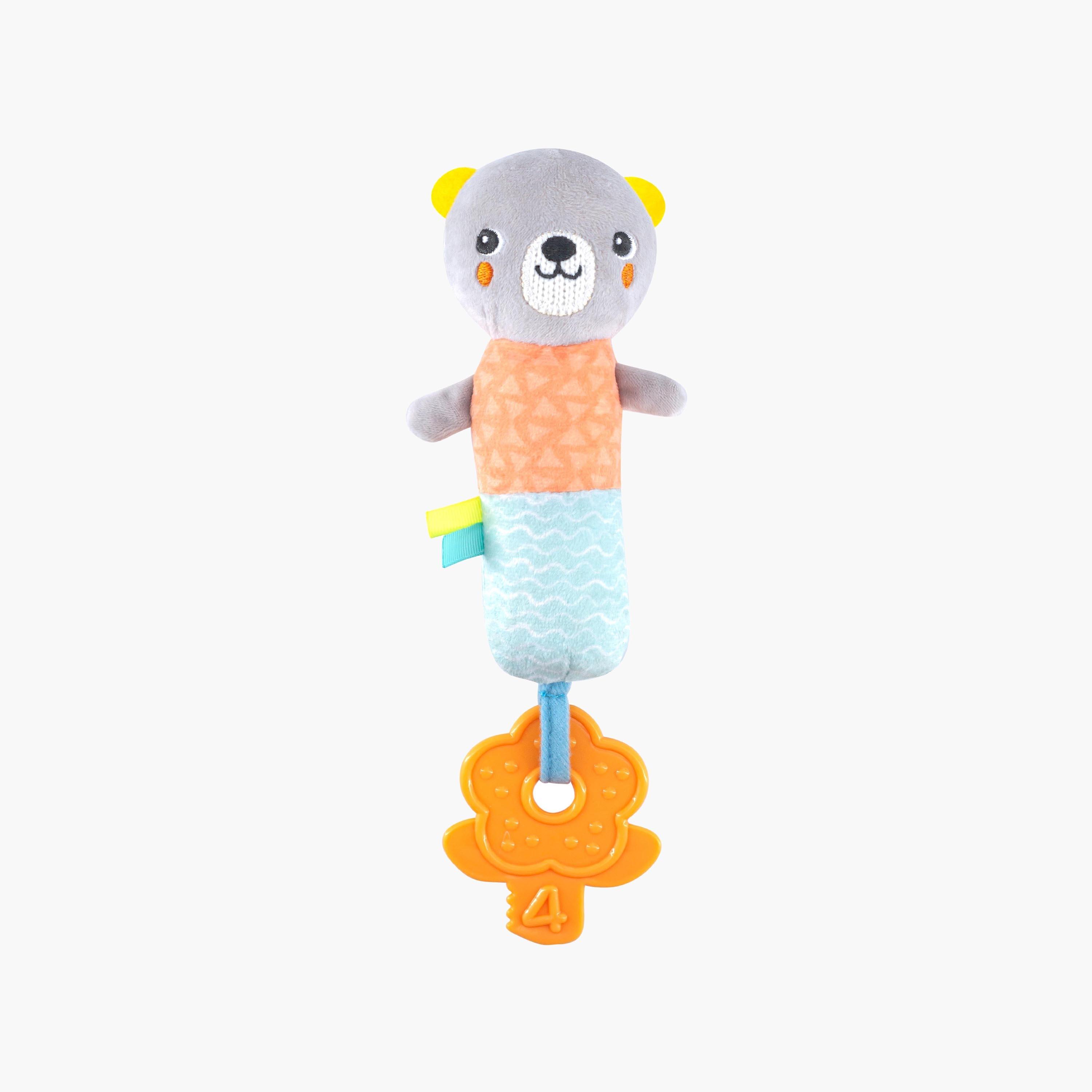 Buy Moon Bear Jungle Friends Soft Rattle Toy Online | Centrepoint UAE