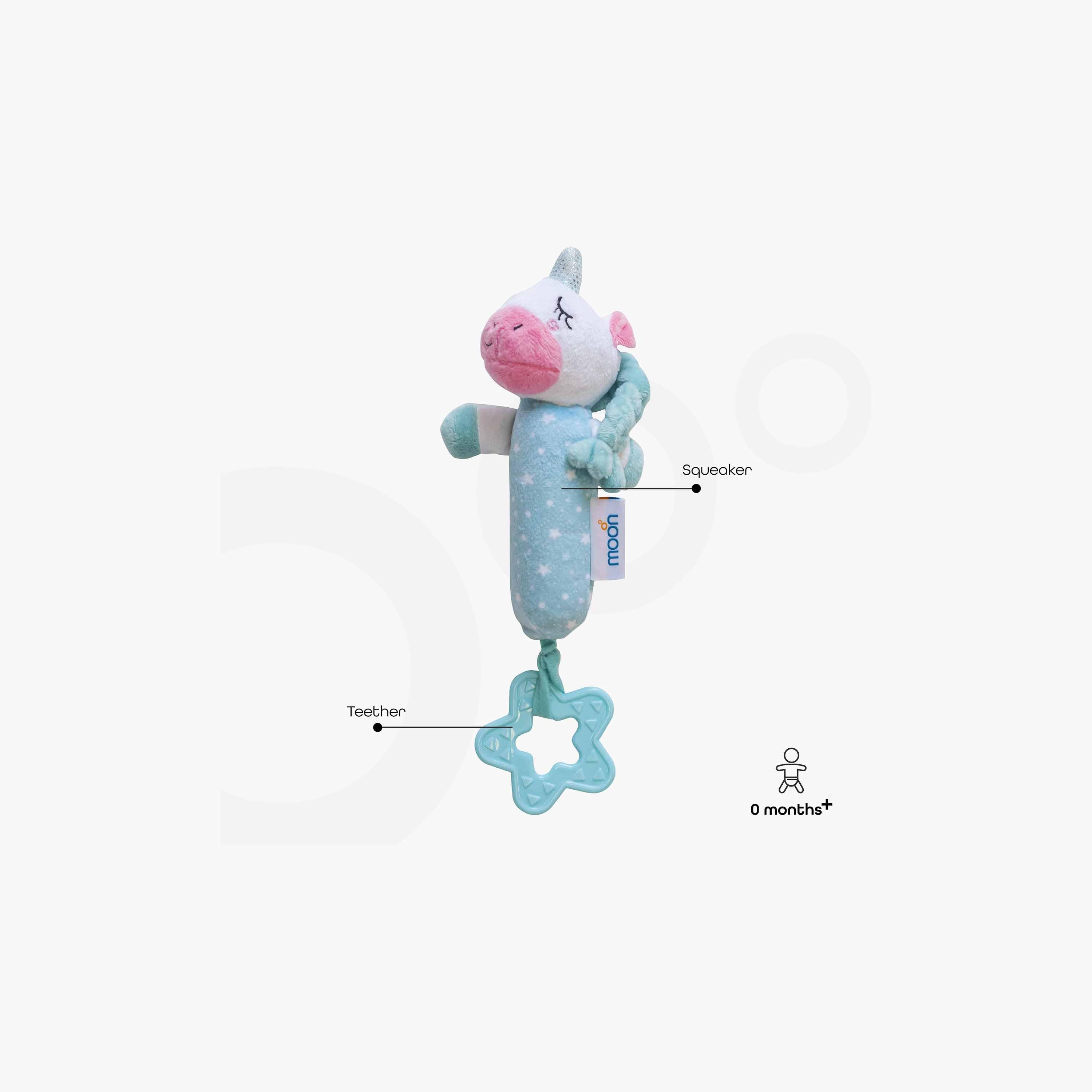 Moon Unicorn Soft Rattle Toy-toys-babyandtoddlertoys-rattlesandteethers-image-2