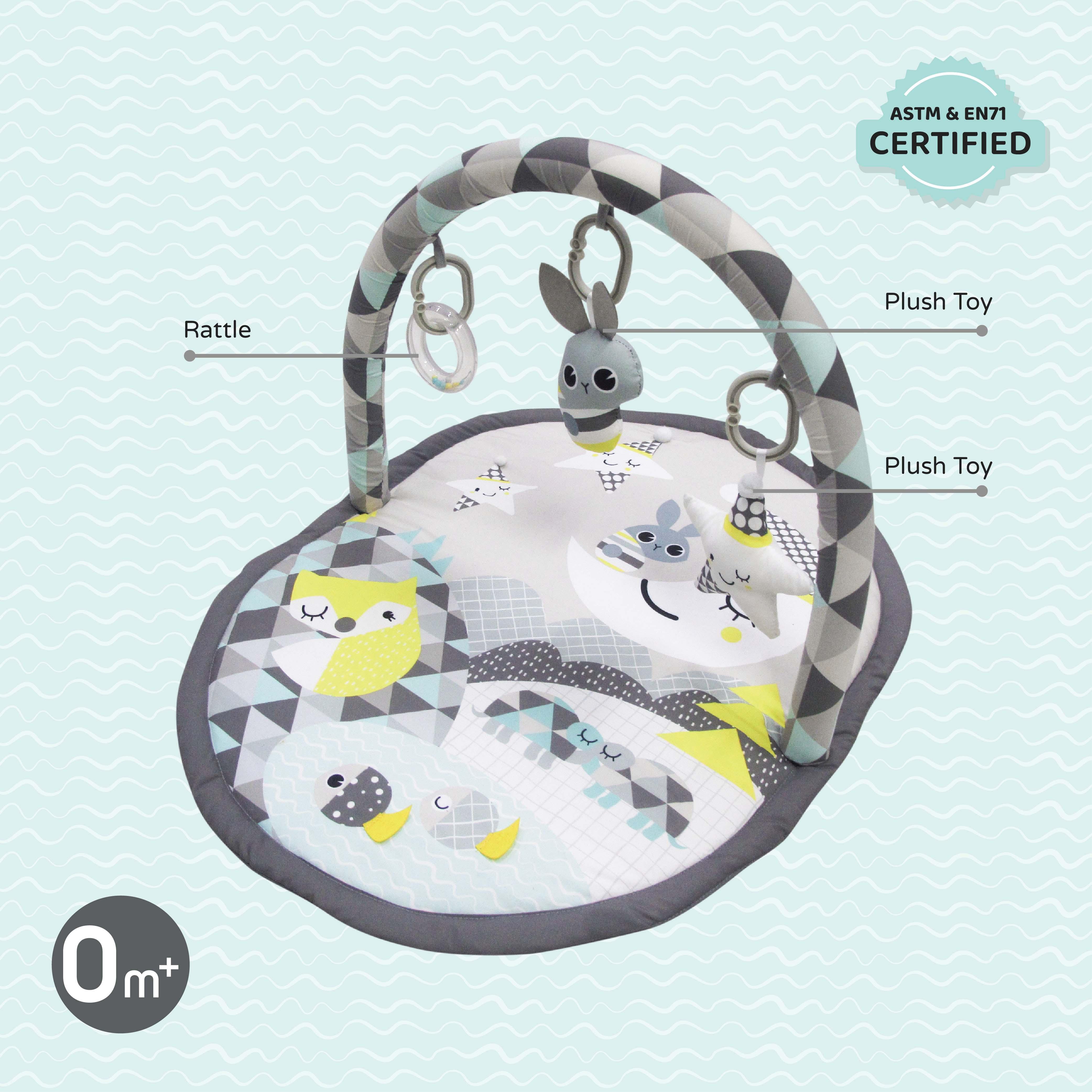 iFam Shell Convertible Playmat - 50x50x10 cm-baby-infantactivity-playpensandplaymats-image-2