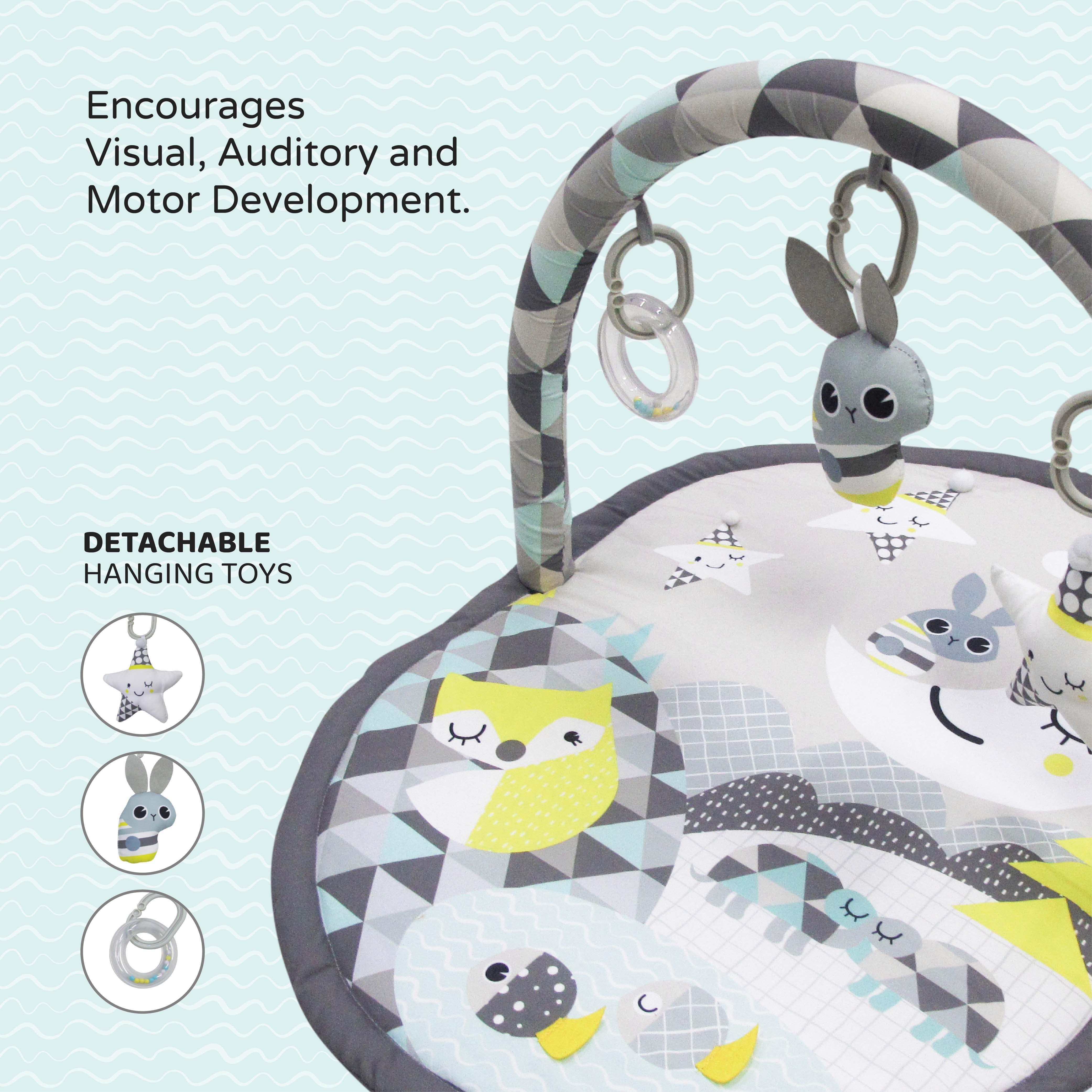iFam Shell Convertible Playmat - 50x50x10 cm-baby-infantactivity-playpensandplaymats-image-4