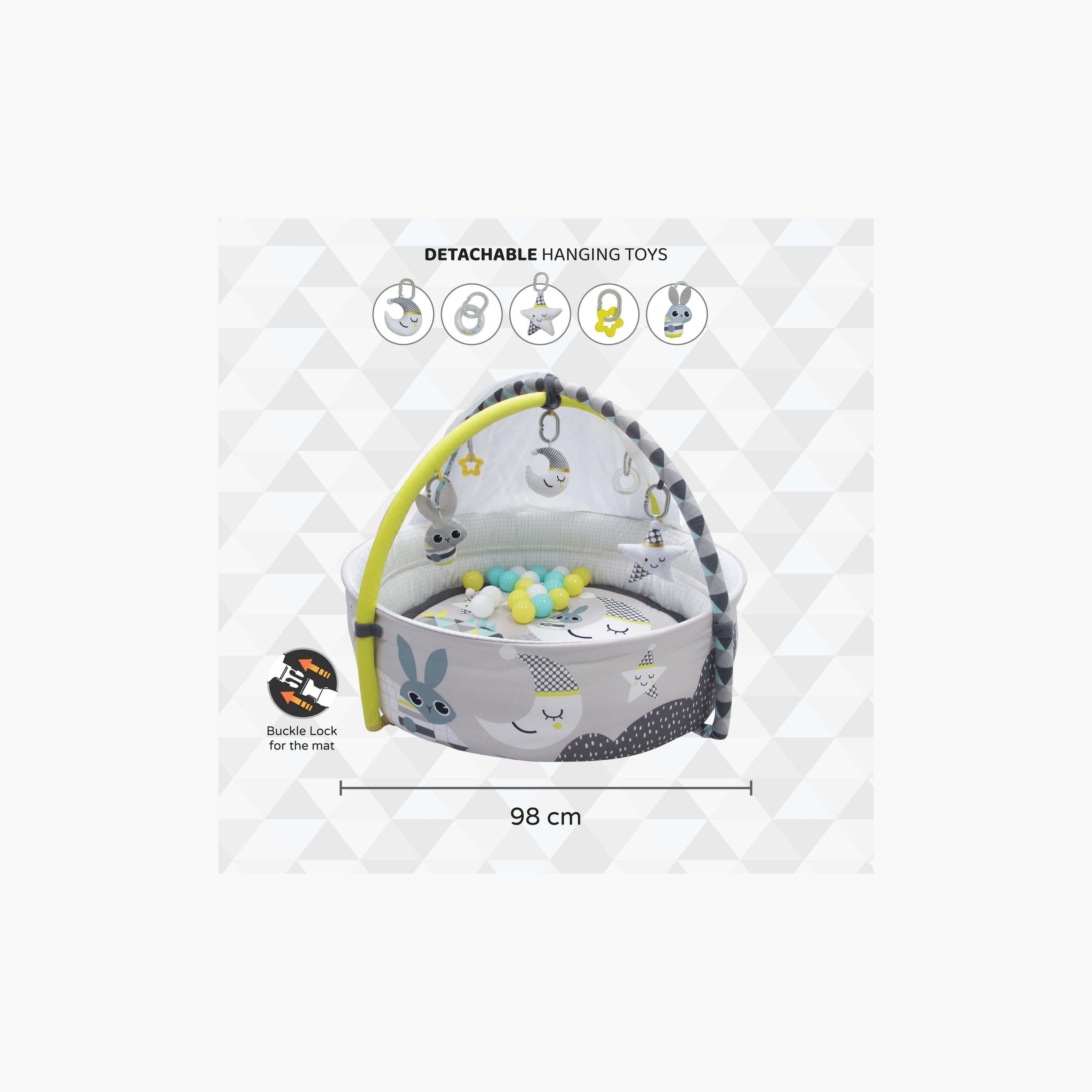 iFam Shell Convertible Playmat - ‎45x38x16.5 cm-baby-infantactivity-playpensandplaymats-image-4