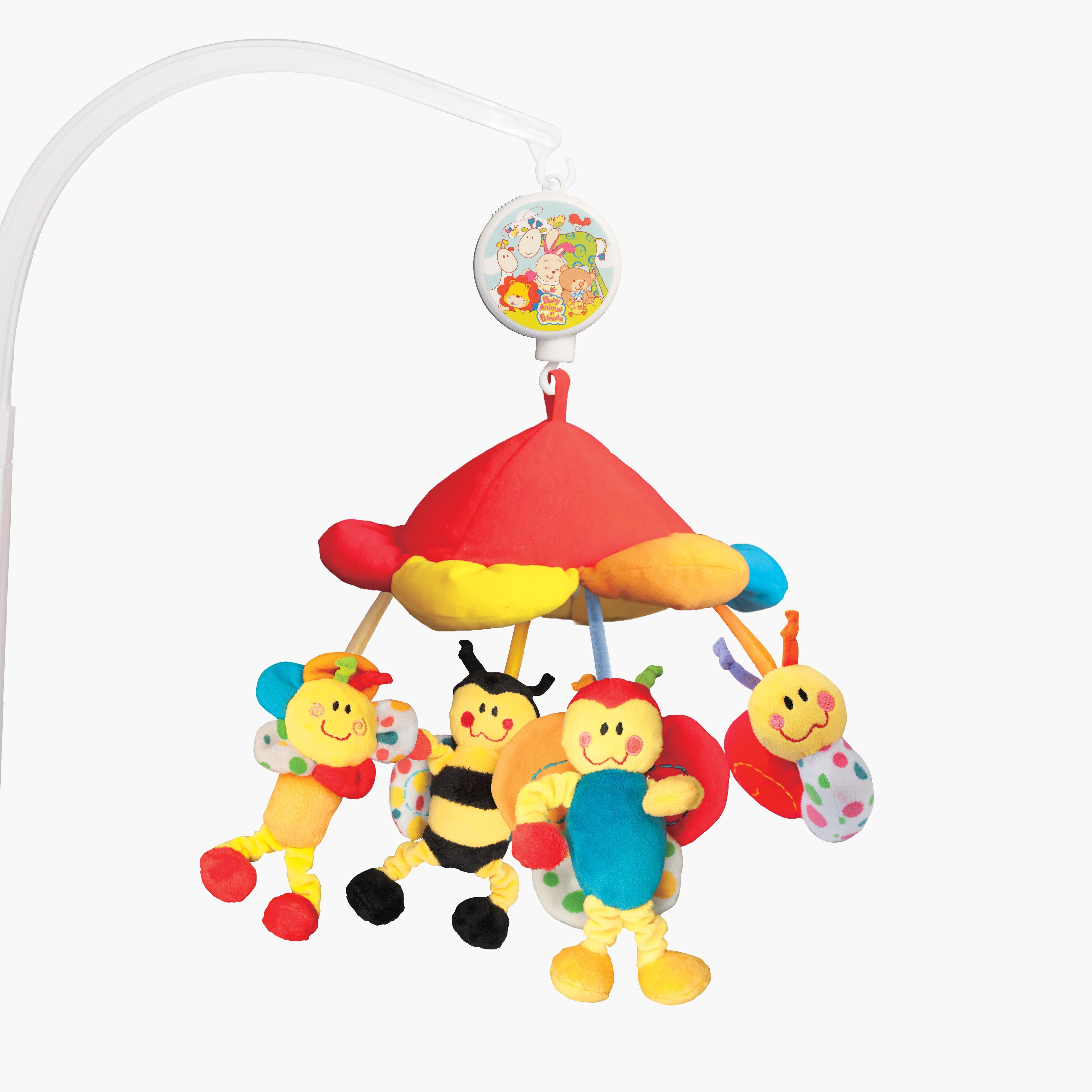 Hanging toys for deals crib