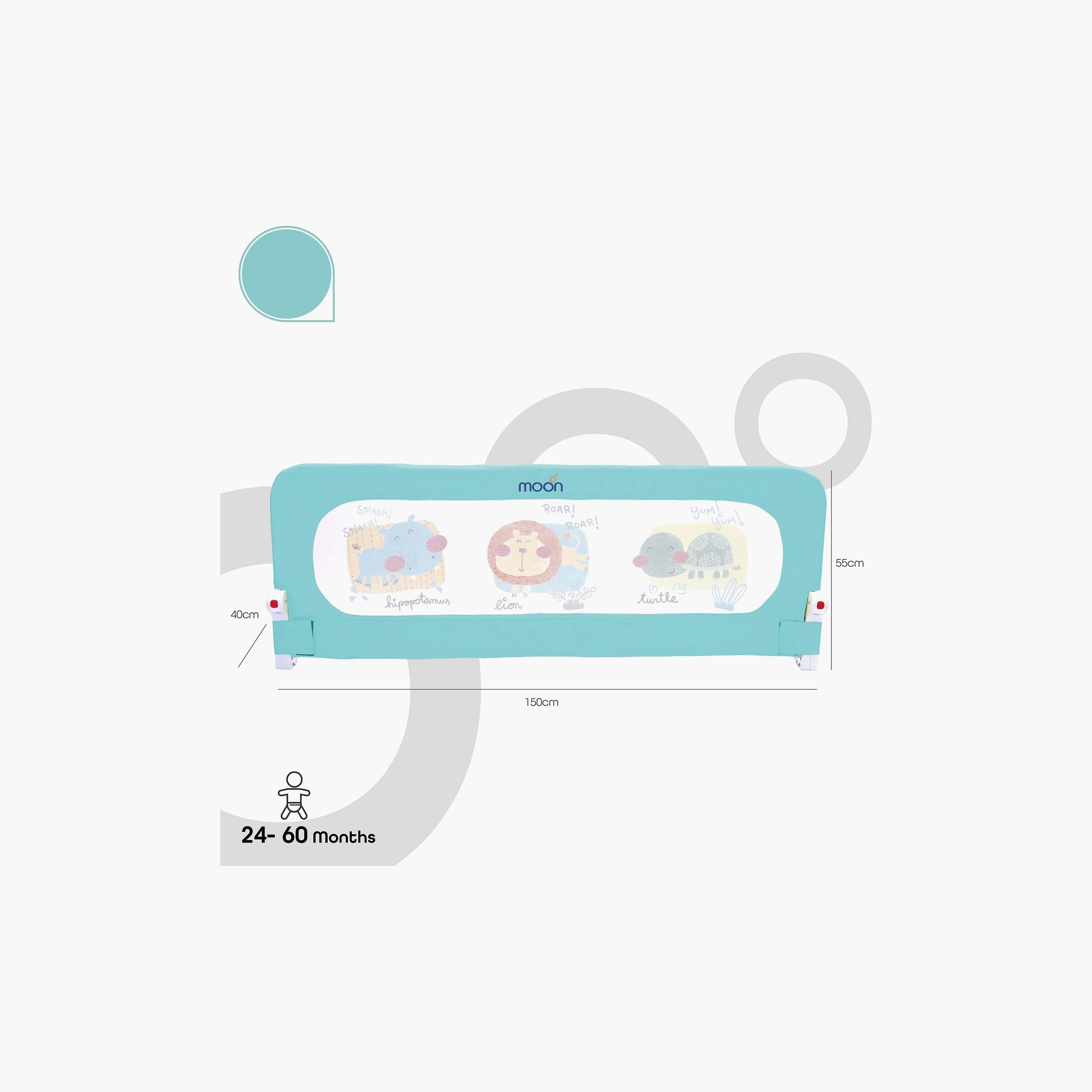 Moon Sequr Printed Bed Rail-baby-healthandsafety-babyproofing-image-2