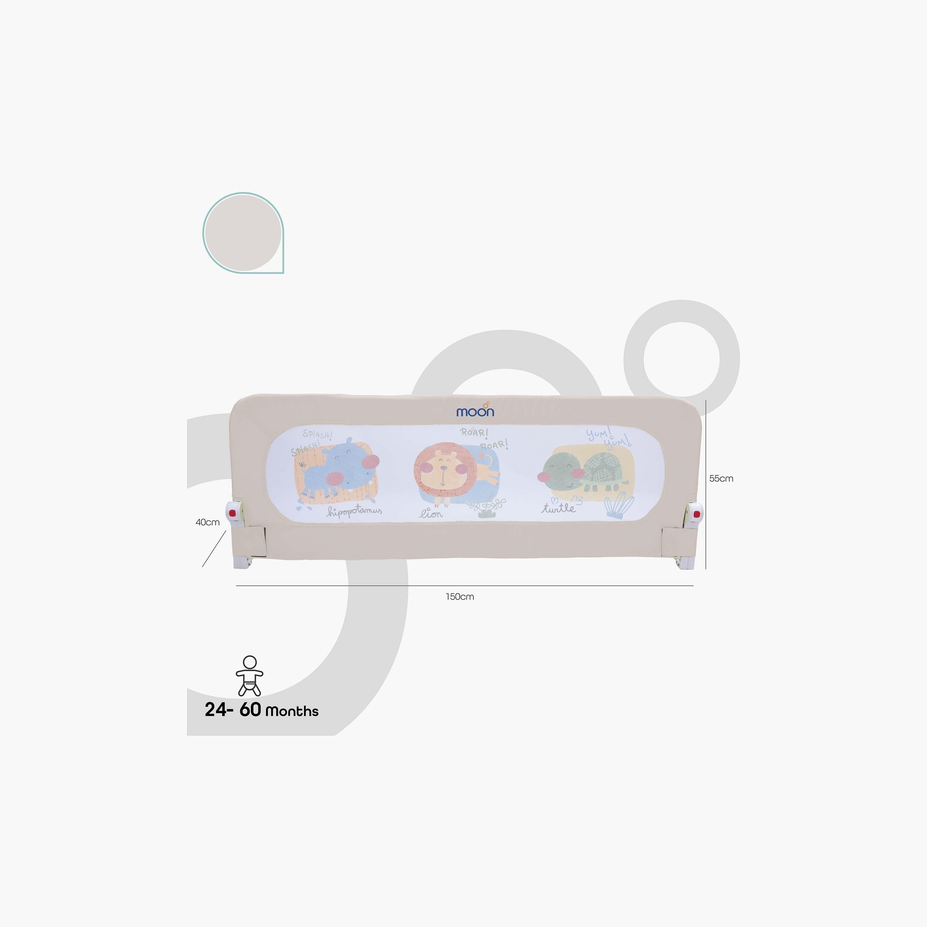 Moon Sequr Printed Bed Rail-baby-healthandsafety-babyproofing-image-2