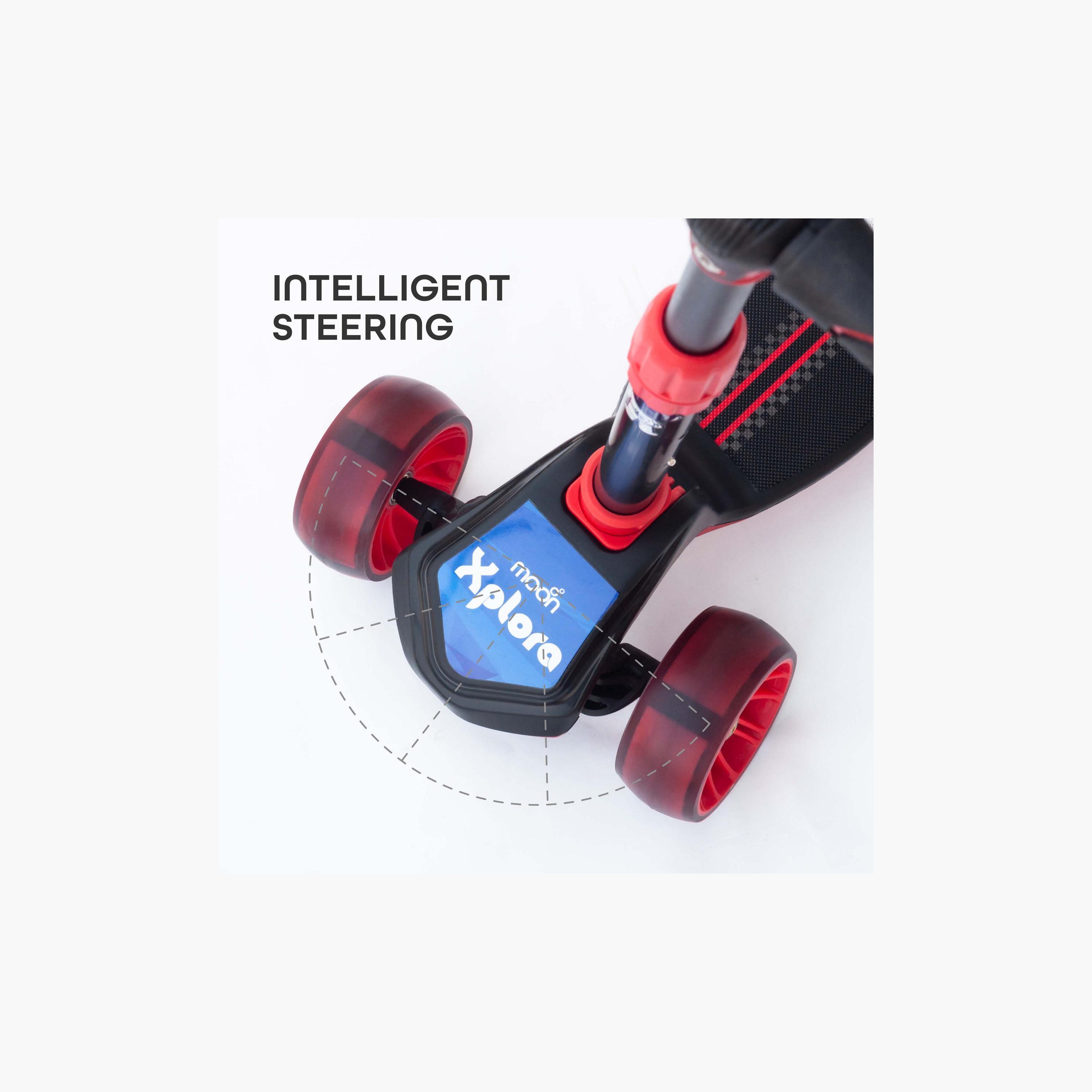Moon Xplora Foldable Baby Scooter - Red-toys-outdoor-scooters-image-4
