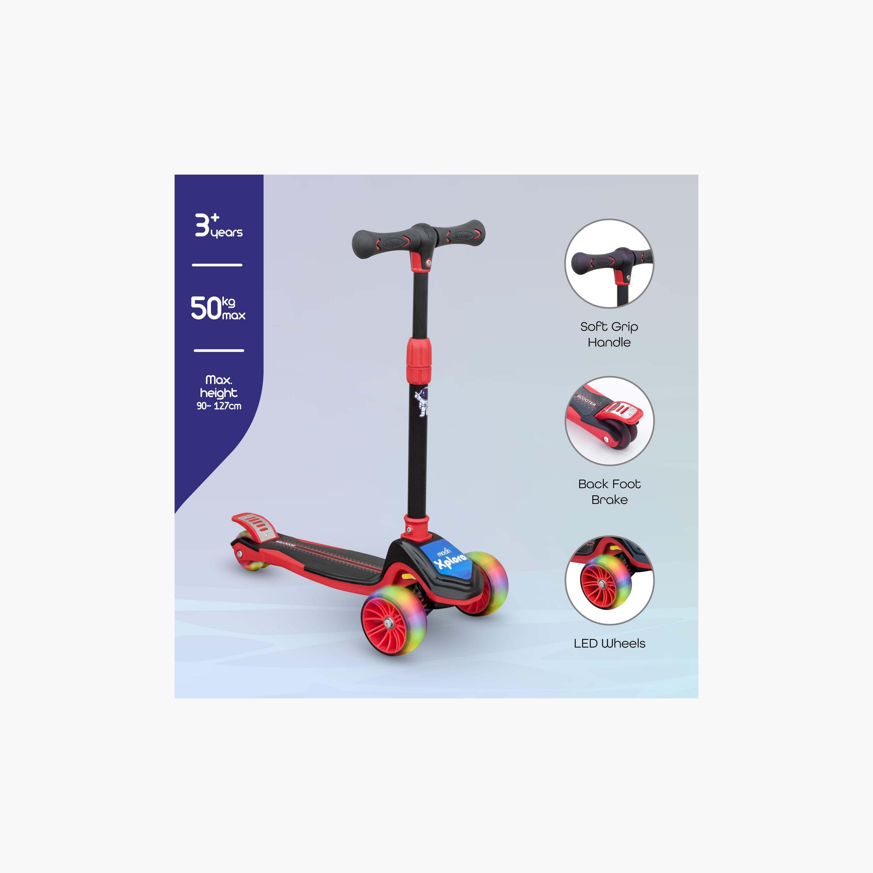 Moon Xplora Foldable Baby Scooter - Red-toys-outdoor-scooters-image-5