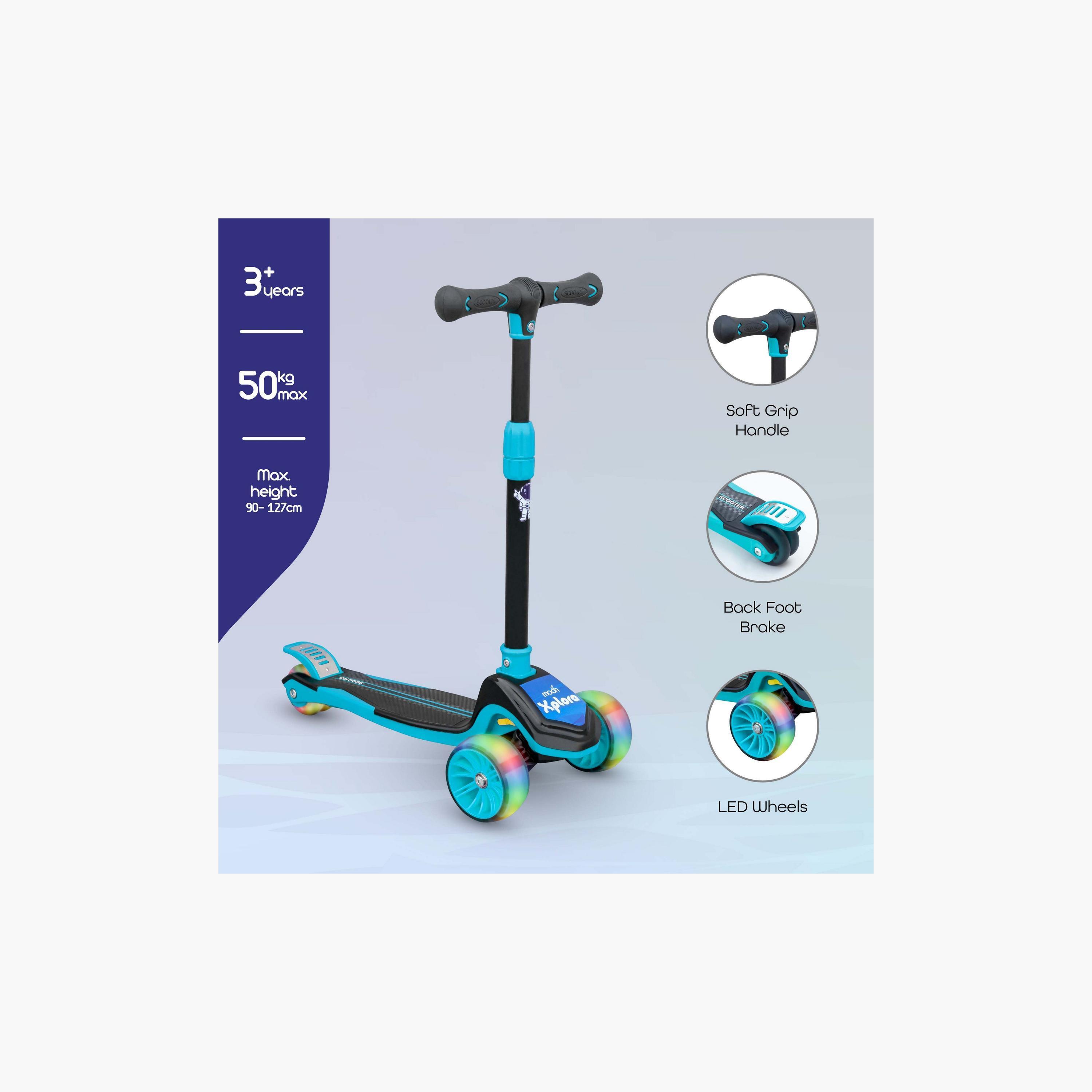 Moon Xplora Foldable Baby Scooter - Blue-toys-outdoor-scooters-image-5