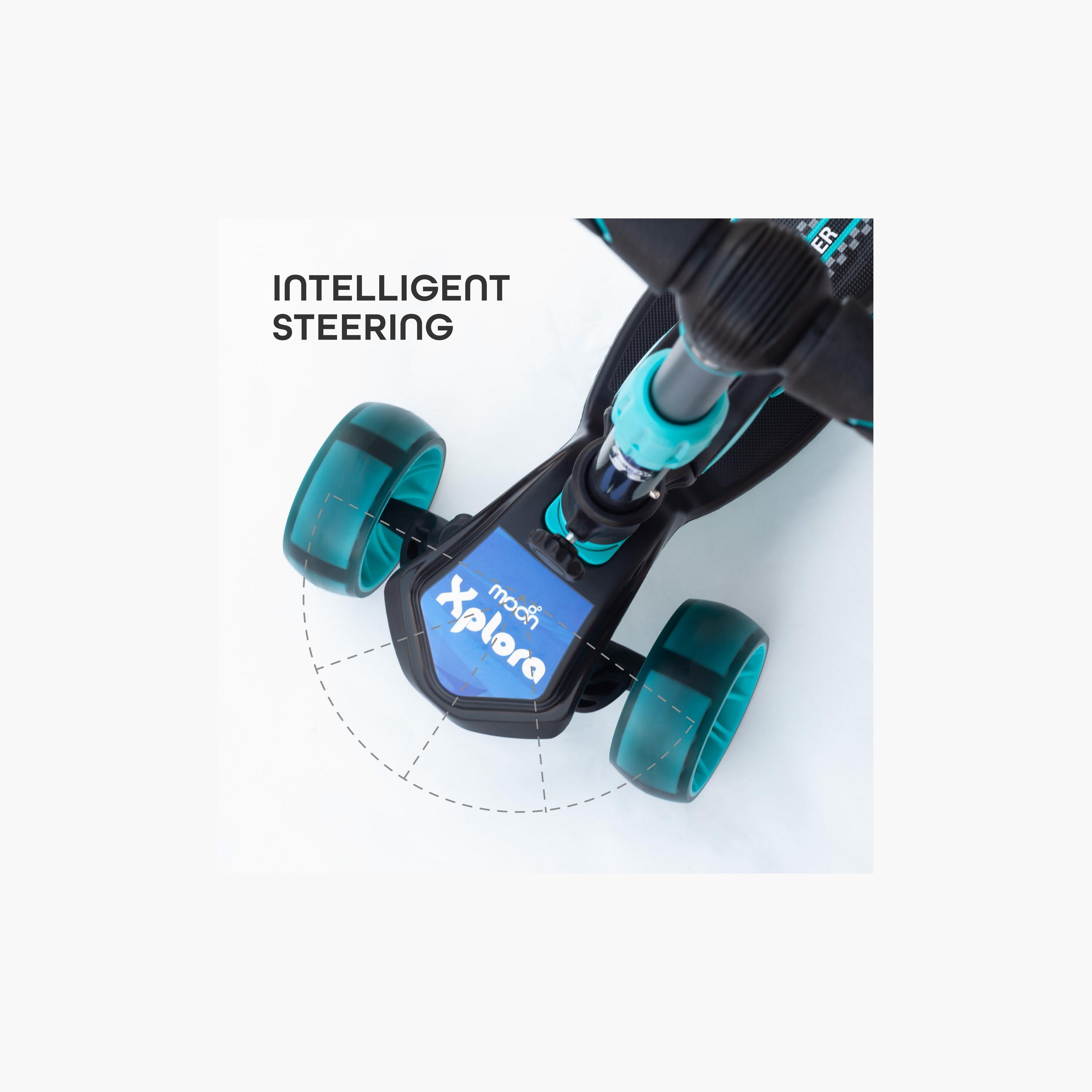 Moon Xplora Foldable Baby Scooter with Seat - Blue-toys-outdoor-scooters-image-4