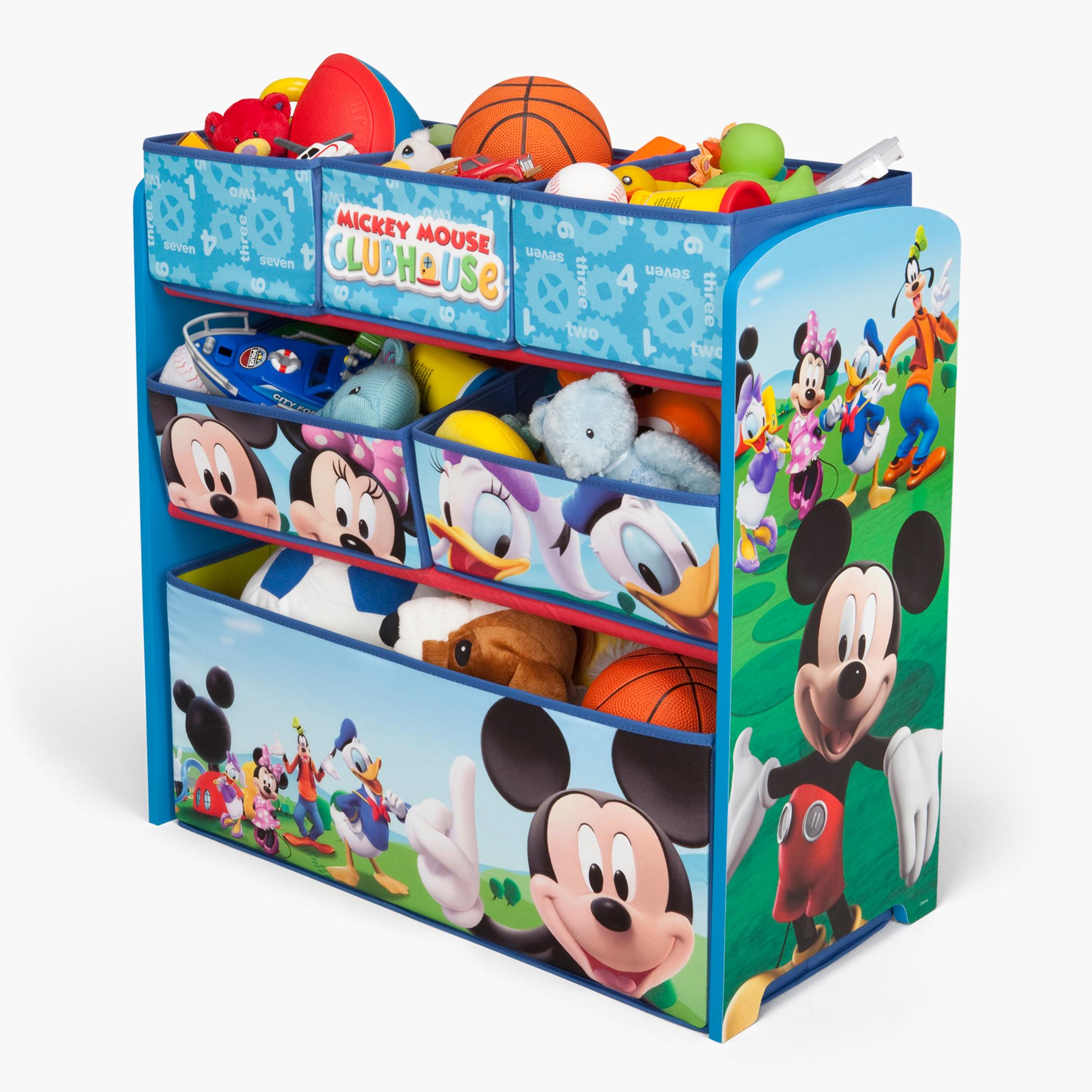 Mickey mouse multi bin toy best sale organizer