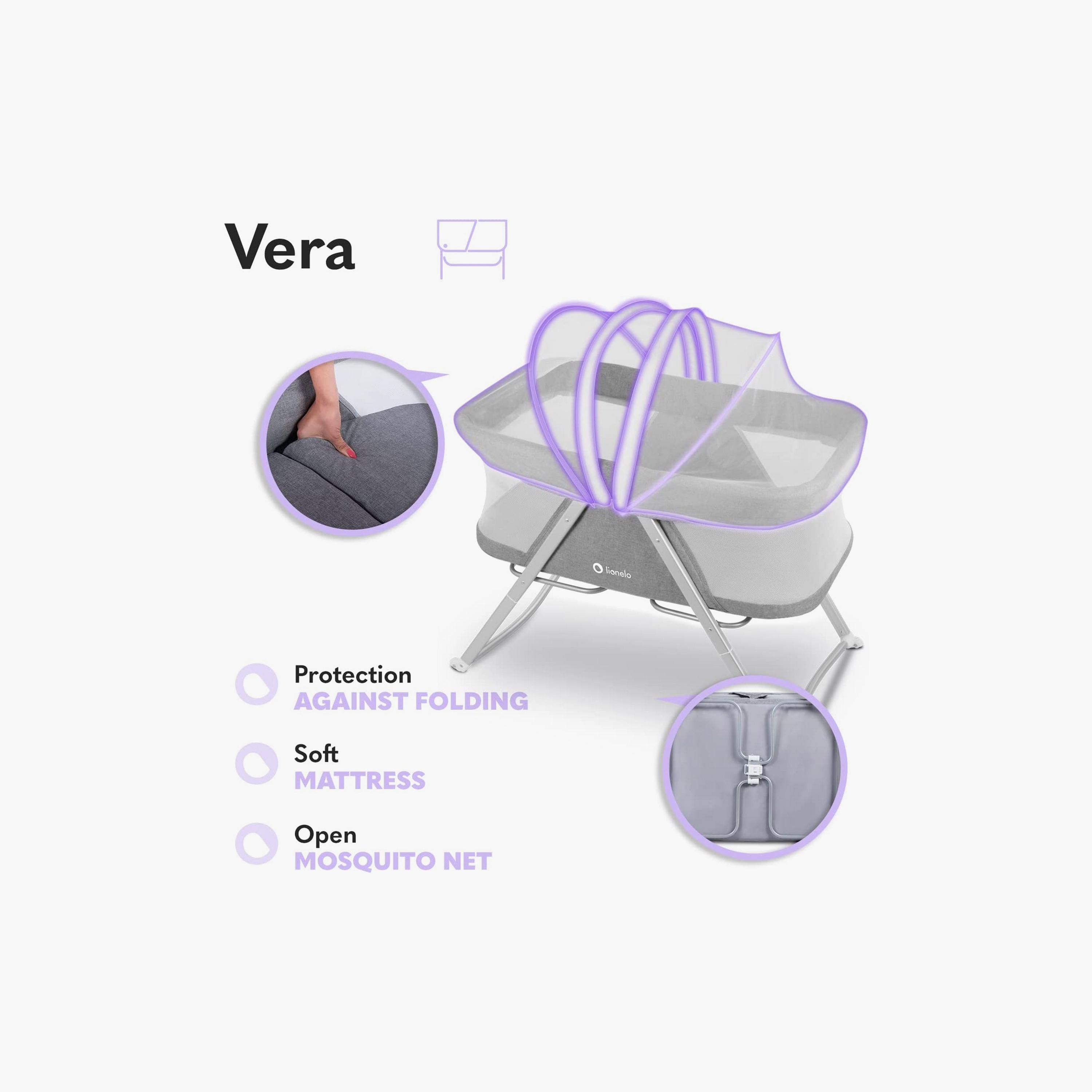 Lionelo vera portable baby hot sale bed