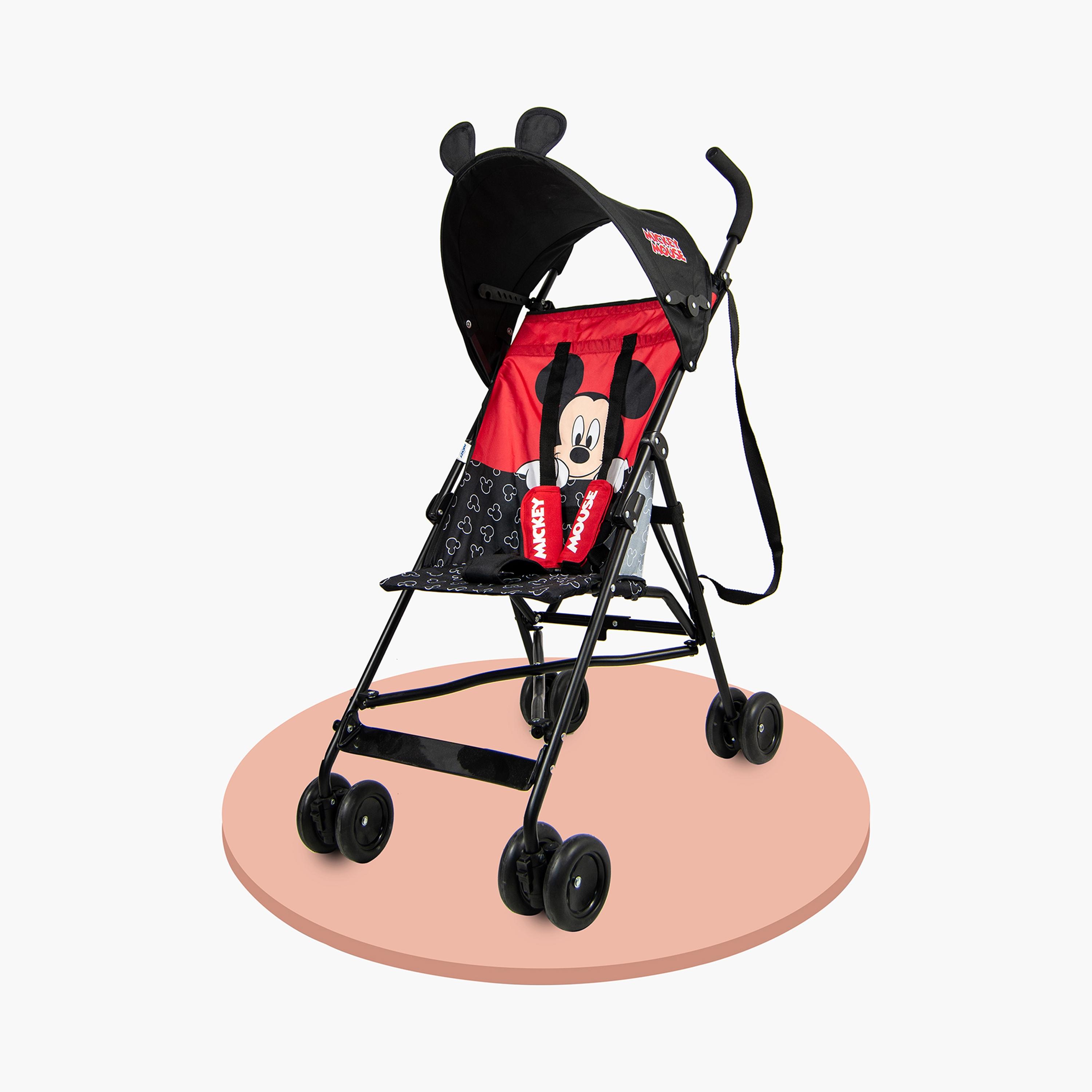 Buy Disney Mickey Mouse Print Buggy Baby Stroller with Canopy Online Babyshop UAE