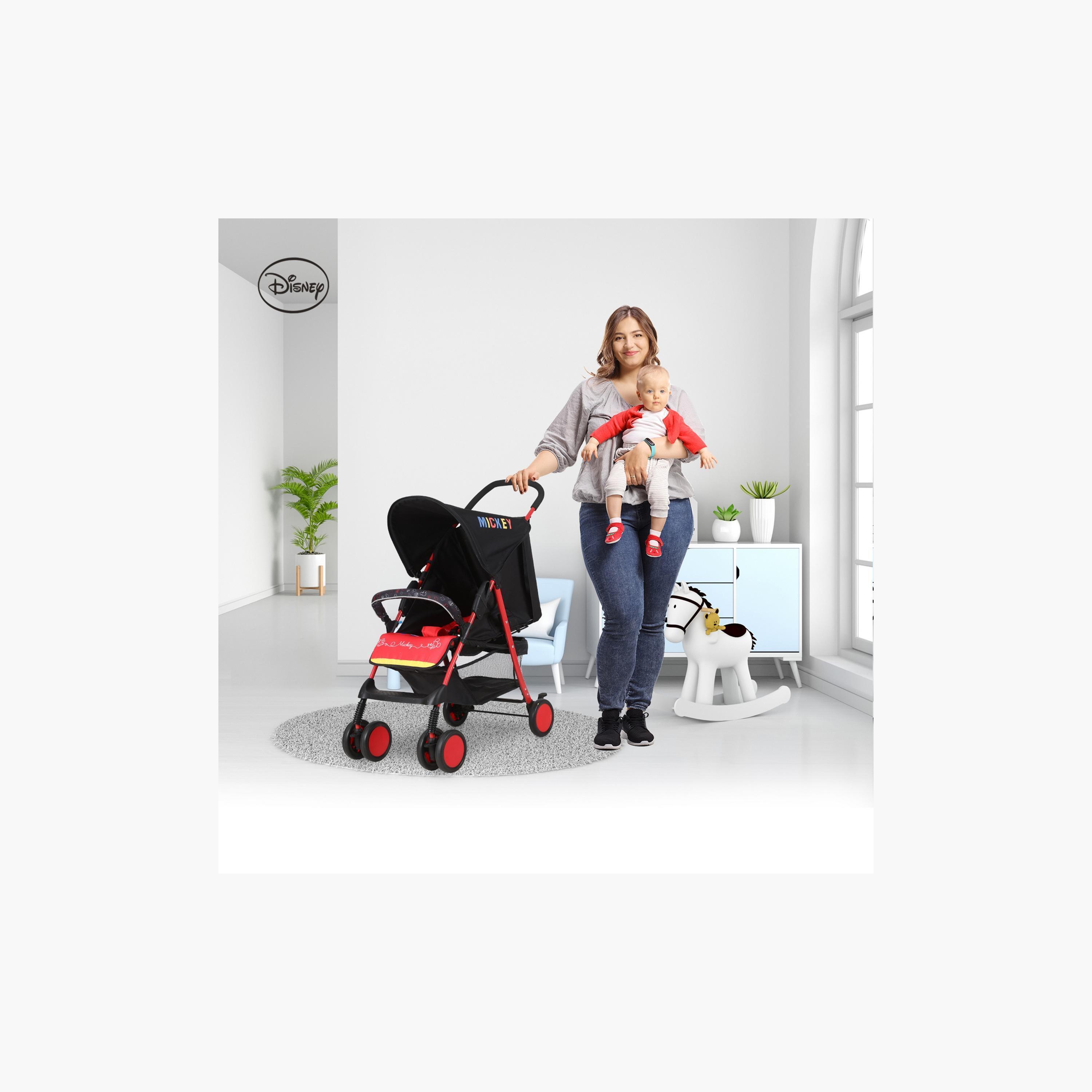 Disney Mickey Mouse Print Stroller with Canopy-baby-gear-strollersandprams-strollers-image-3