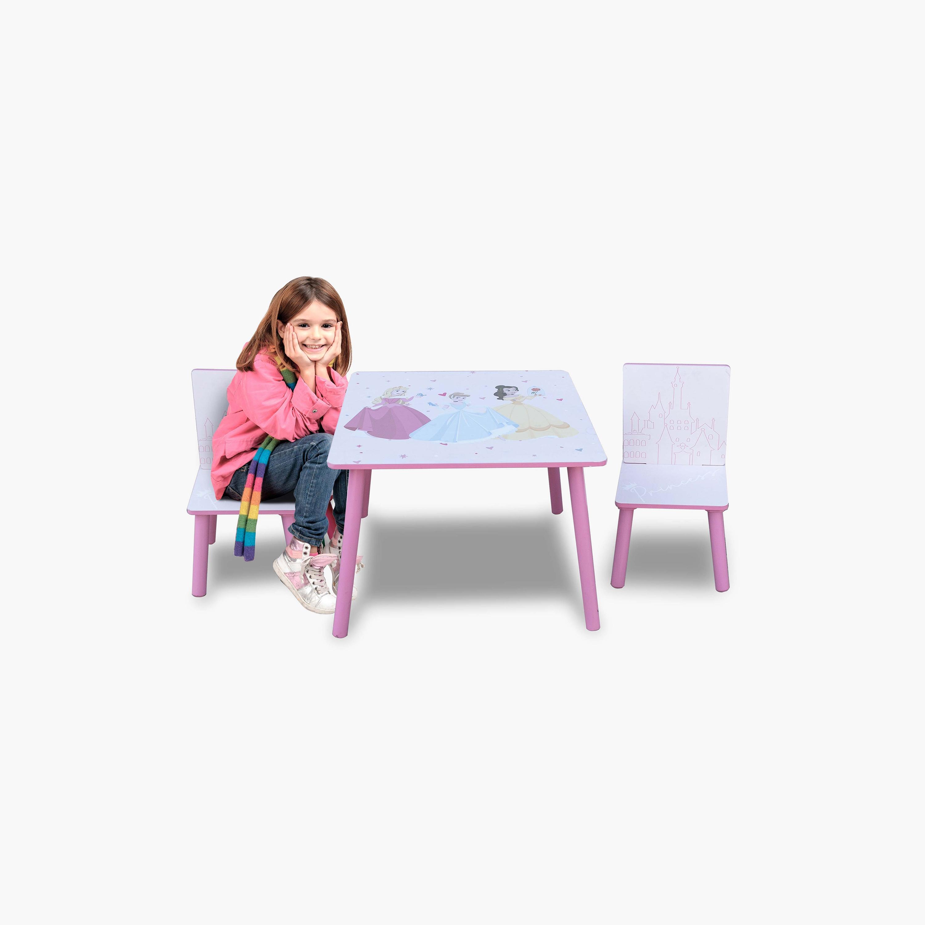 Disney princess table shop and chairs for sale