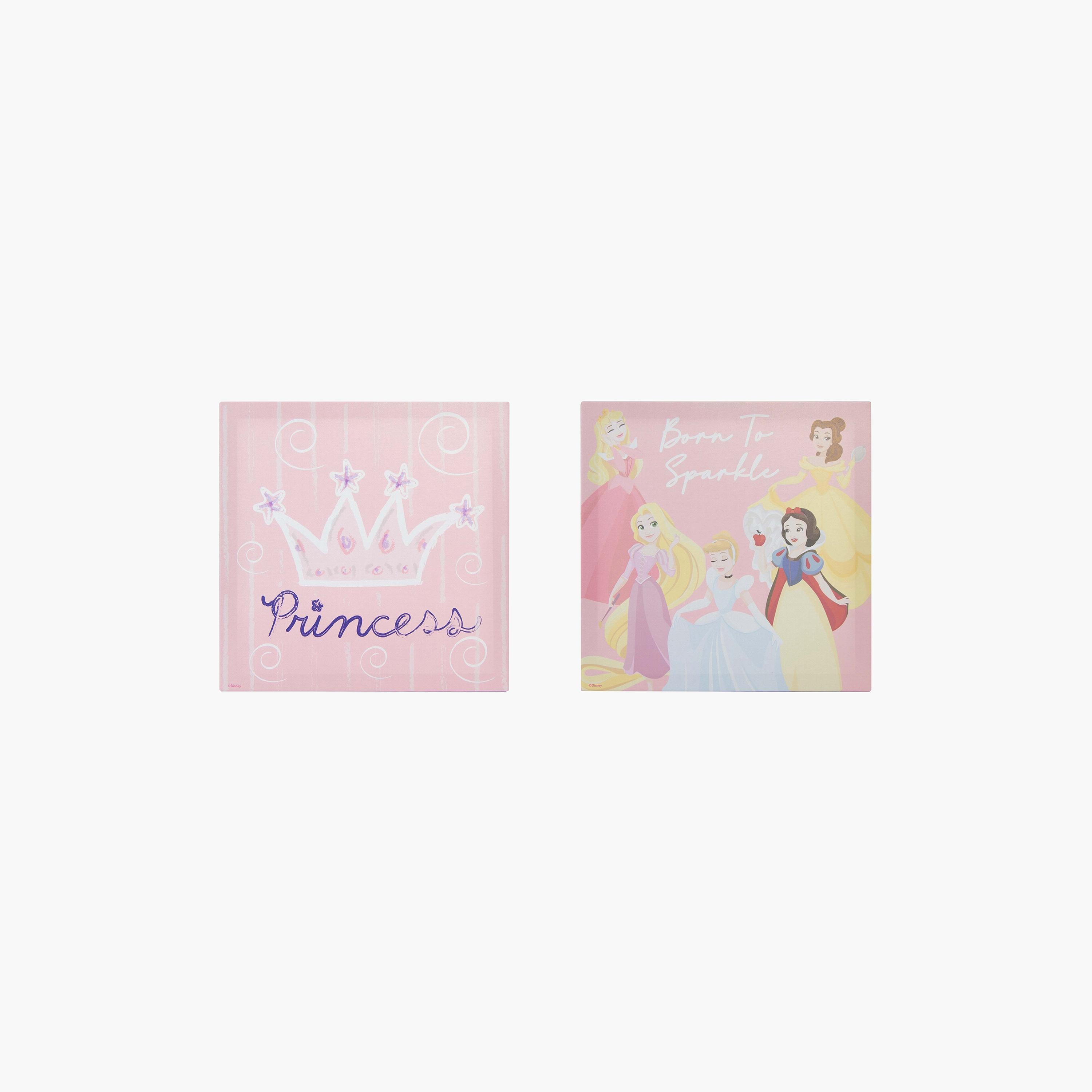 Disney 2-Piece Princess Print Wall Canvas Set-baby-nursery-roomdecor-image-1