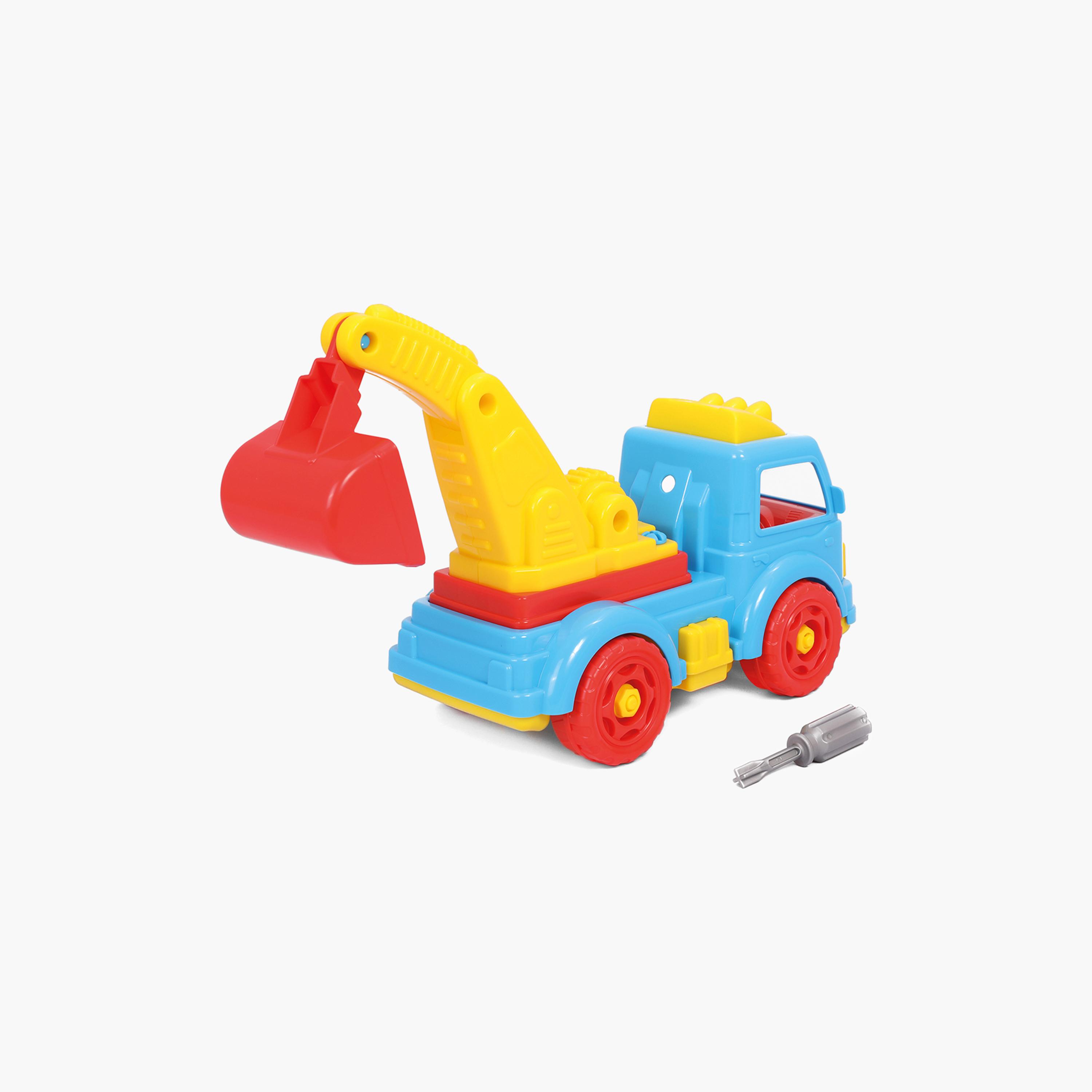 Polesie Take-Apart Excavator Truck Toy-toys-playvehicles-utilityvehicles-image-2