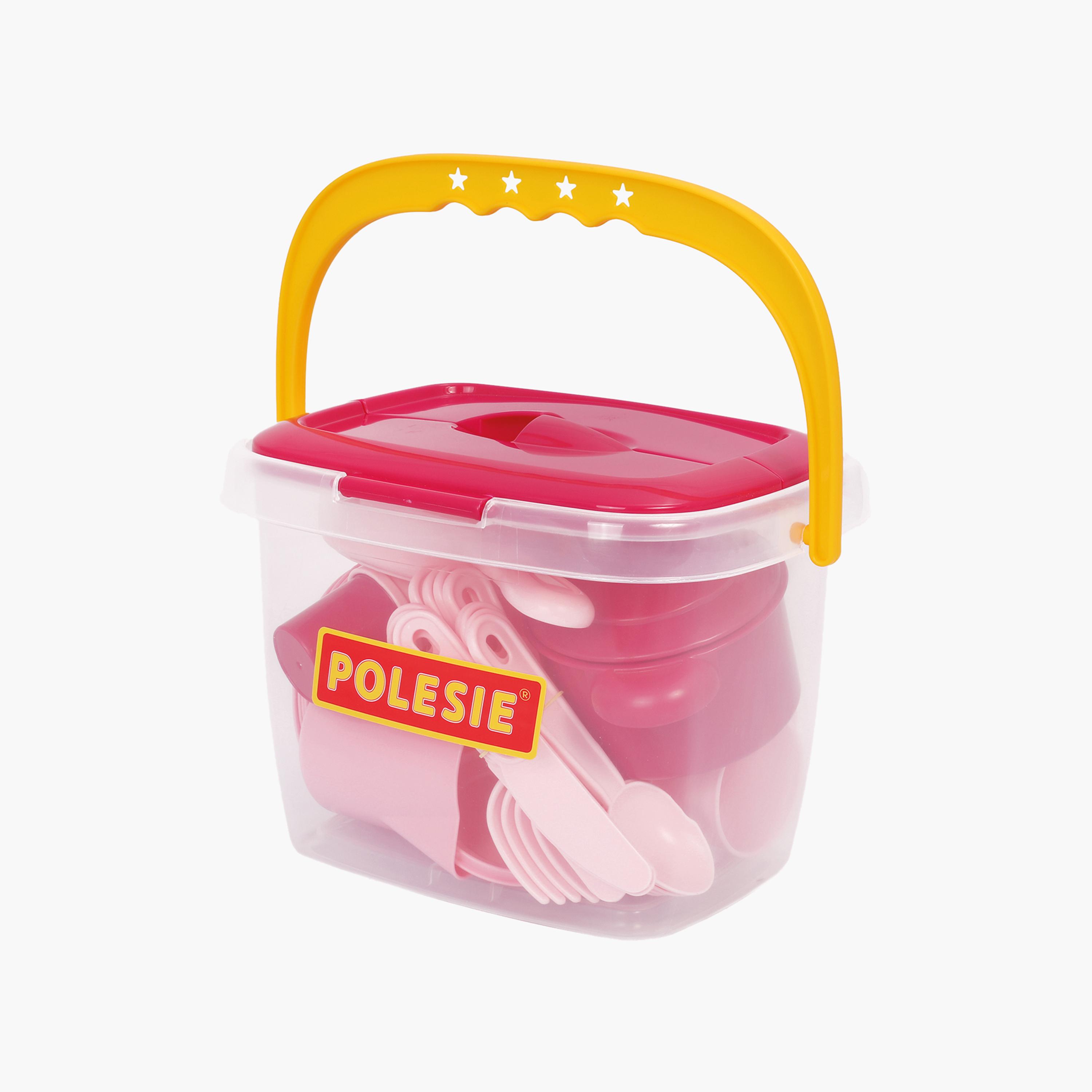 مجموعة لعب دلو مطبخ ناستينكا 28 قطعة من بوليسي-toys-roleplay-kitchensets-image-2